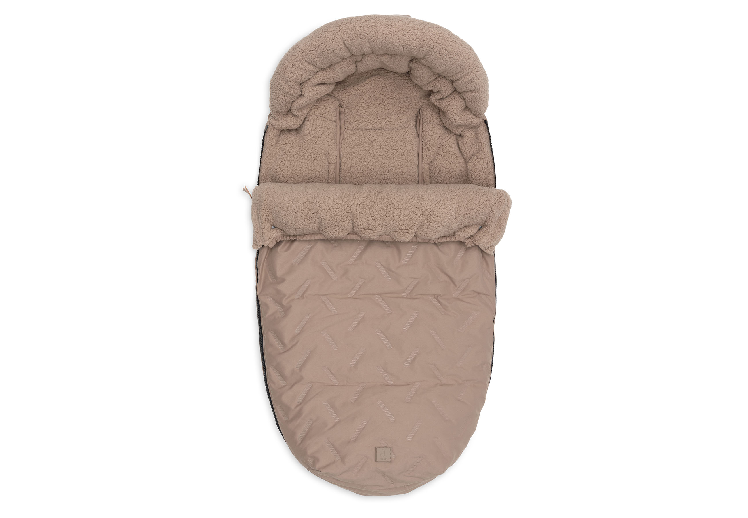 Jollein Voetenzak Buggy-Kinderwagen Embossed Milky Coffee