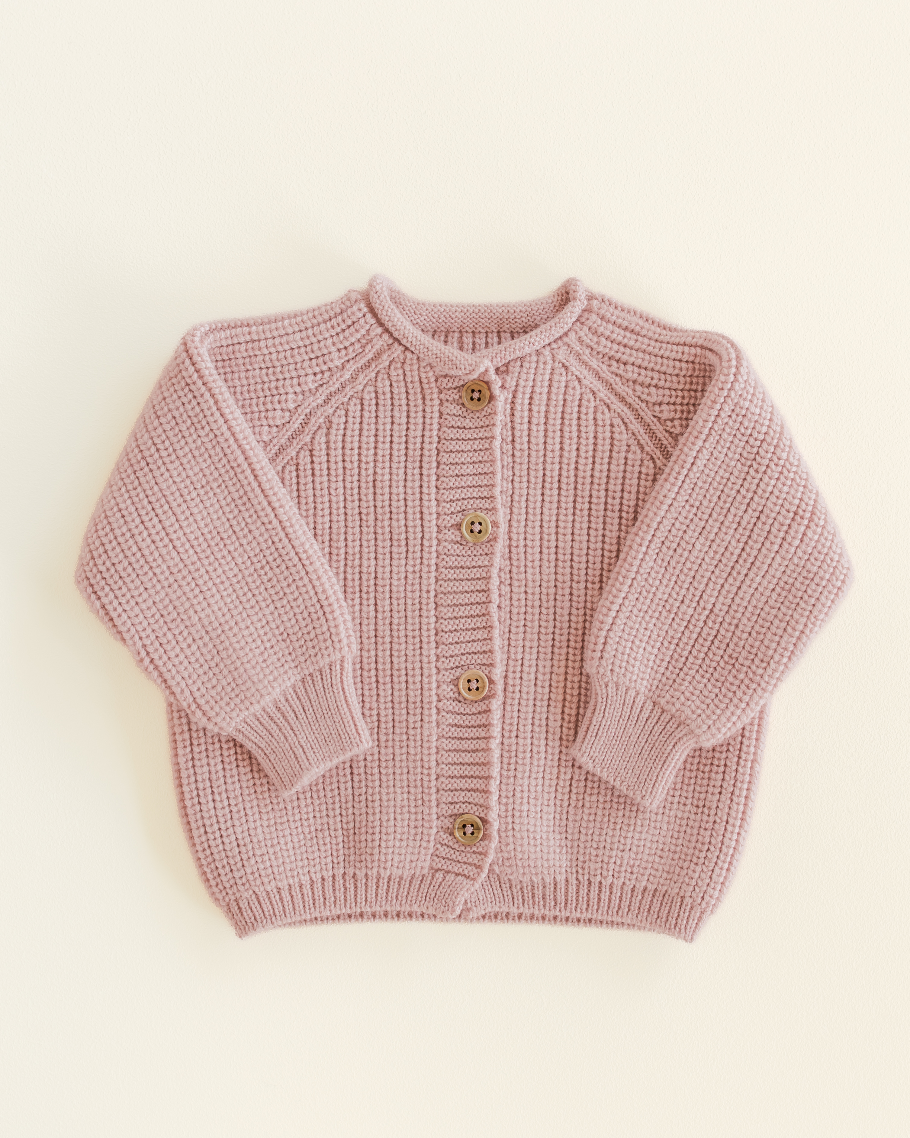 Hvid Baby Cardigan Inga Powder