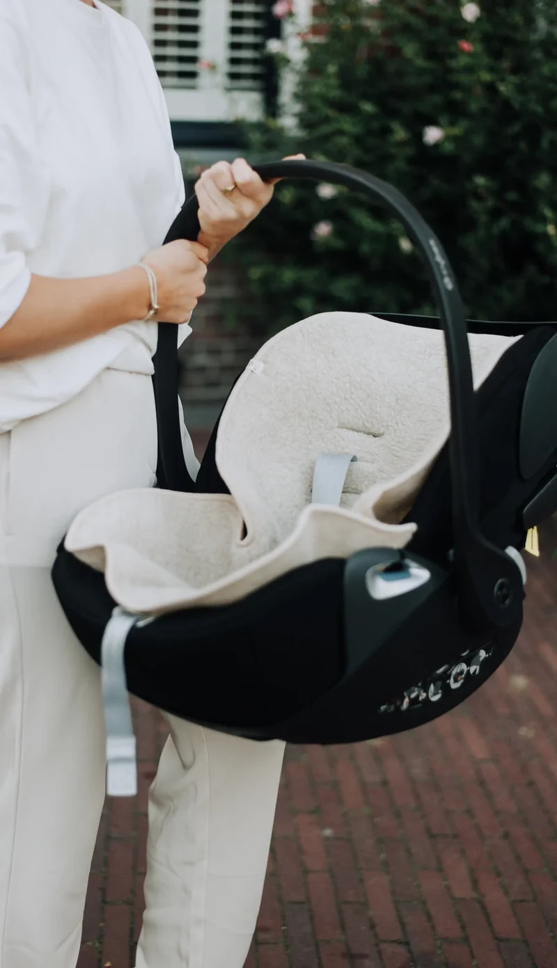 Kico Label Inlegkussen Buggy-Maxi-Cosi Merinowol Beige