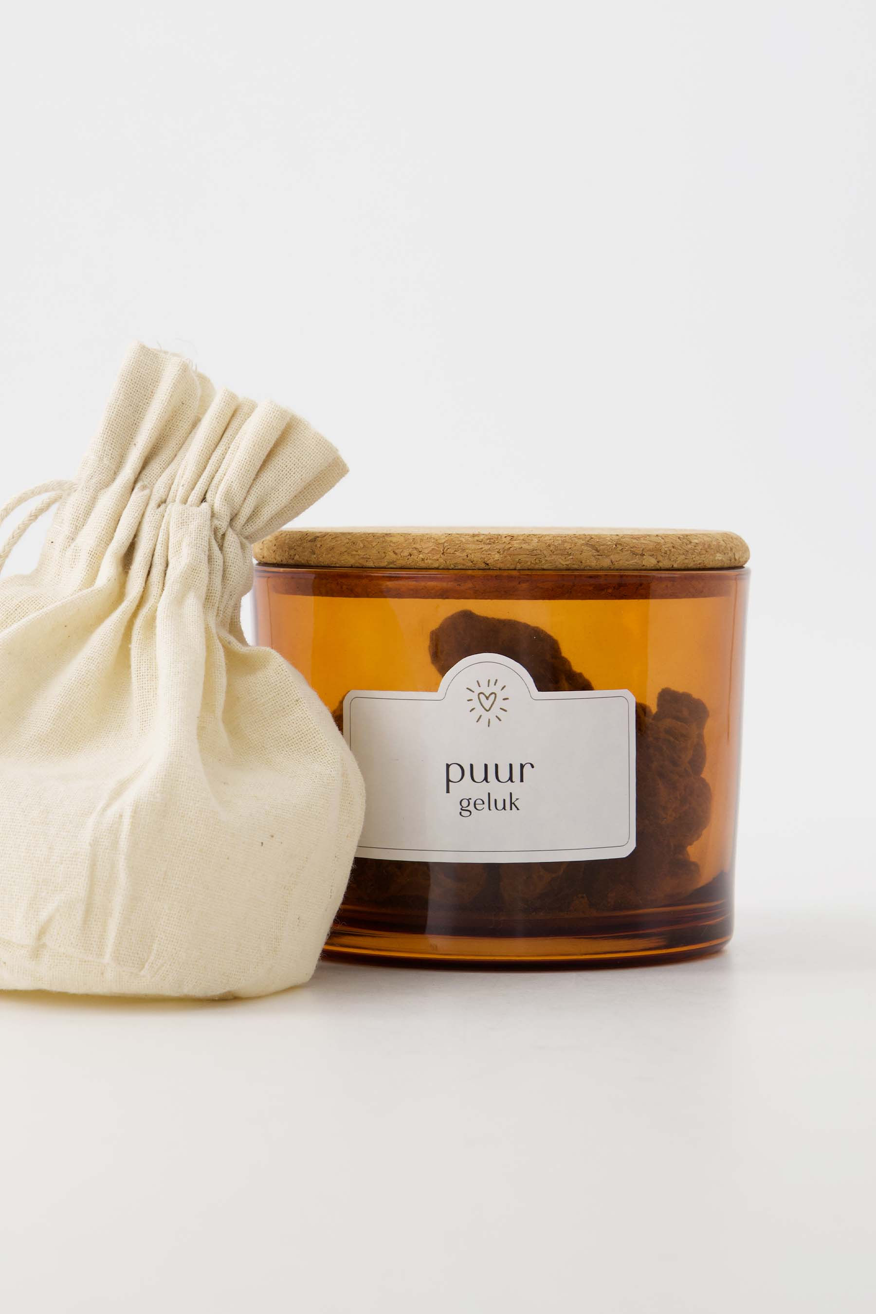 Zusss Diffuser Lava Steen Liever Dan Lief Off White 12x8.5 cm