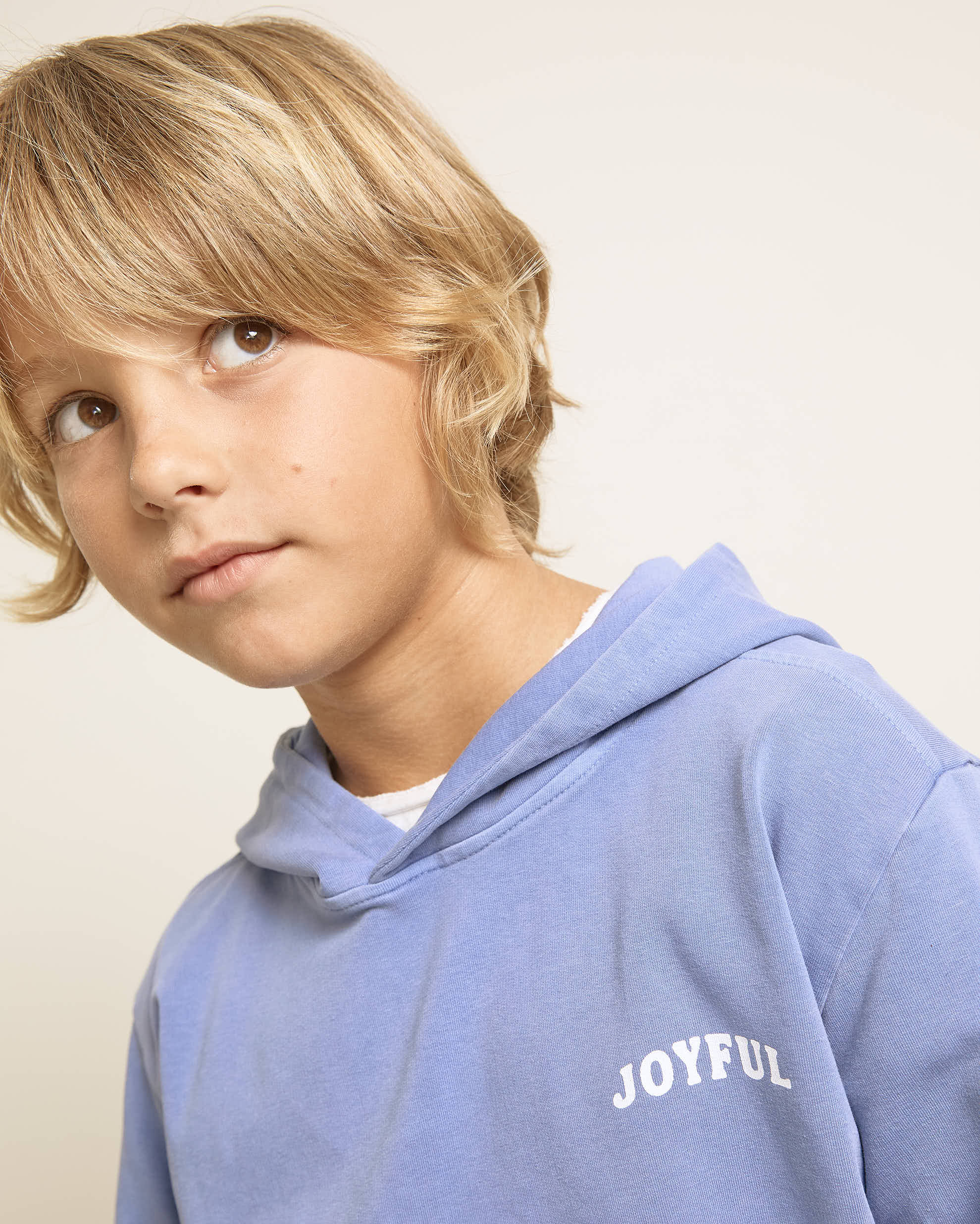 Buho Kids Hoodie Fleece Surf Blue - 4 jaar