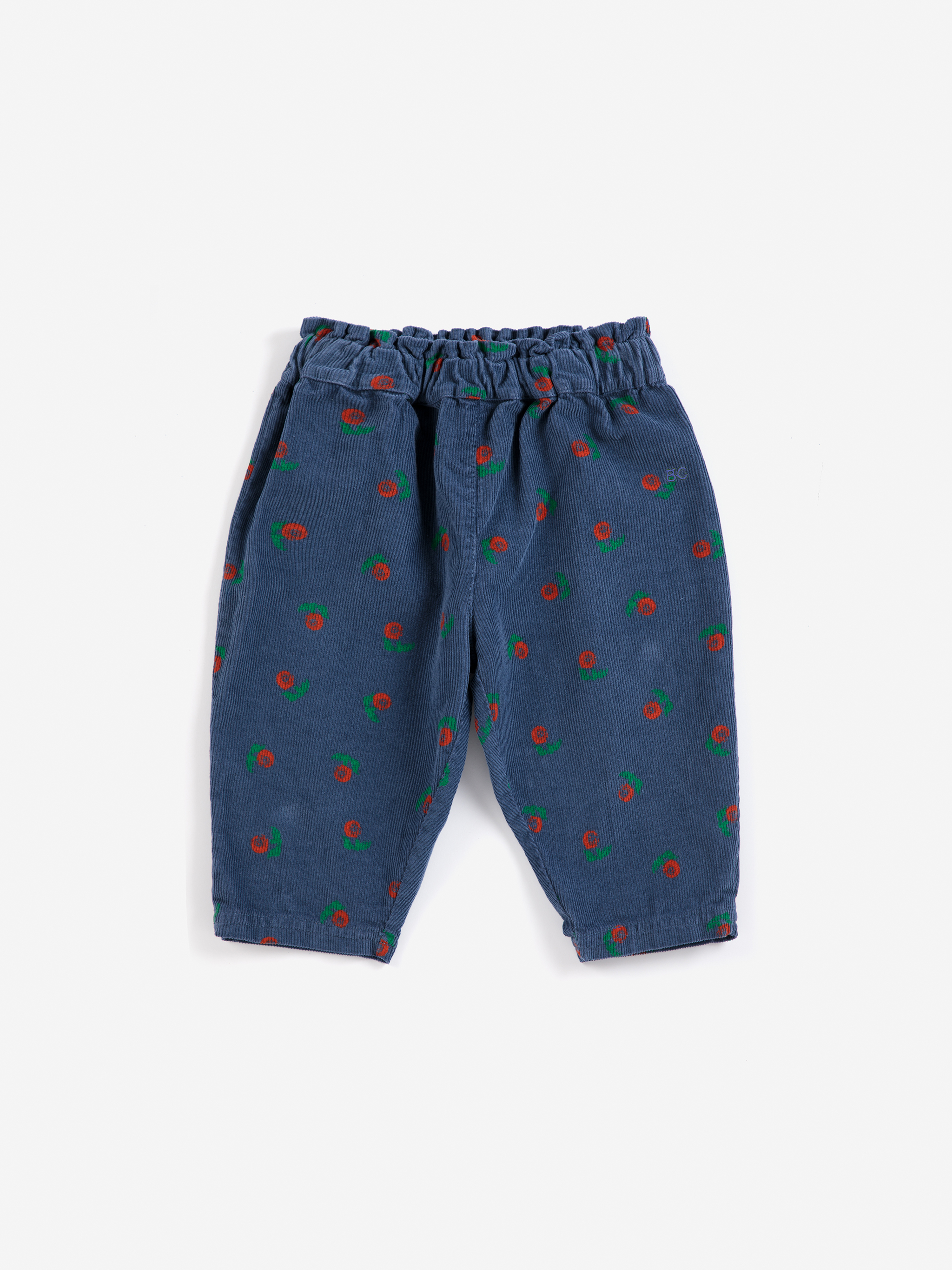 Bobo Choses Baby Broek Corduroy Stamp Bloom All Over