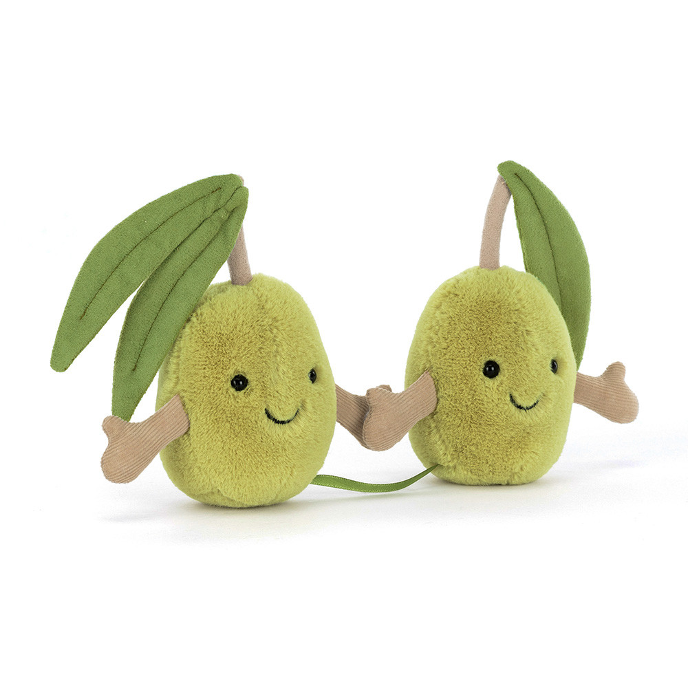 Jellycat Knuffel Amuseables Pair of Olives 21x10x19 cm