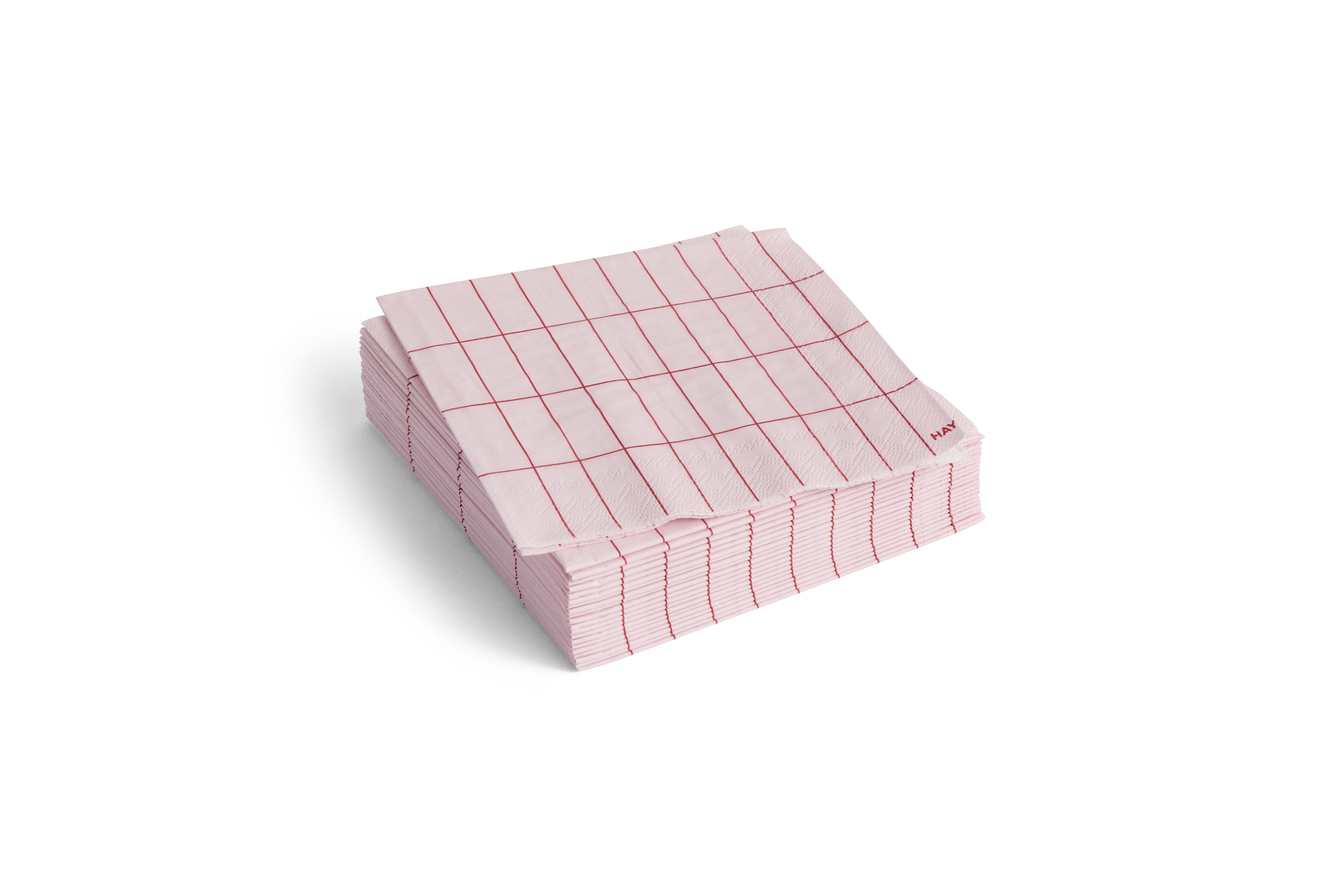 HAY Cocktailservetten Lichtroze-Rood 12.5x12.5 cm - 20 stuks