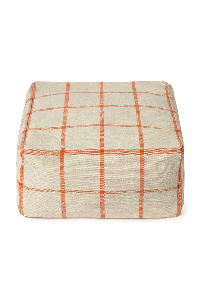 Lorena Canals Poef Geo Block Natural 45x45x23 cm