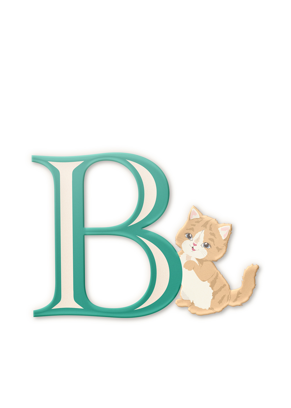 Konges Slojd ABC Deurletters Multi Color