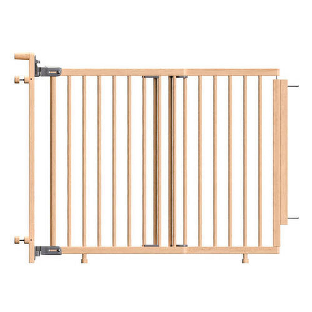 Babydan Deurhekje Mona Balustrade Hout Naturel - 74.5-114 cm