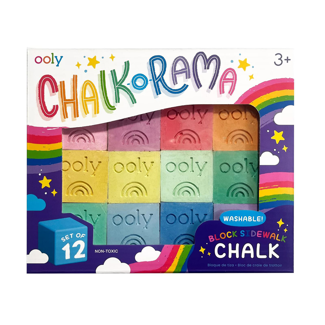 Ooly  Krijt Chalk-O-Rama Block - 12 stuks