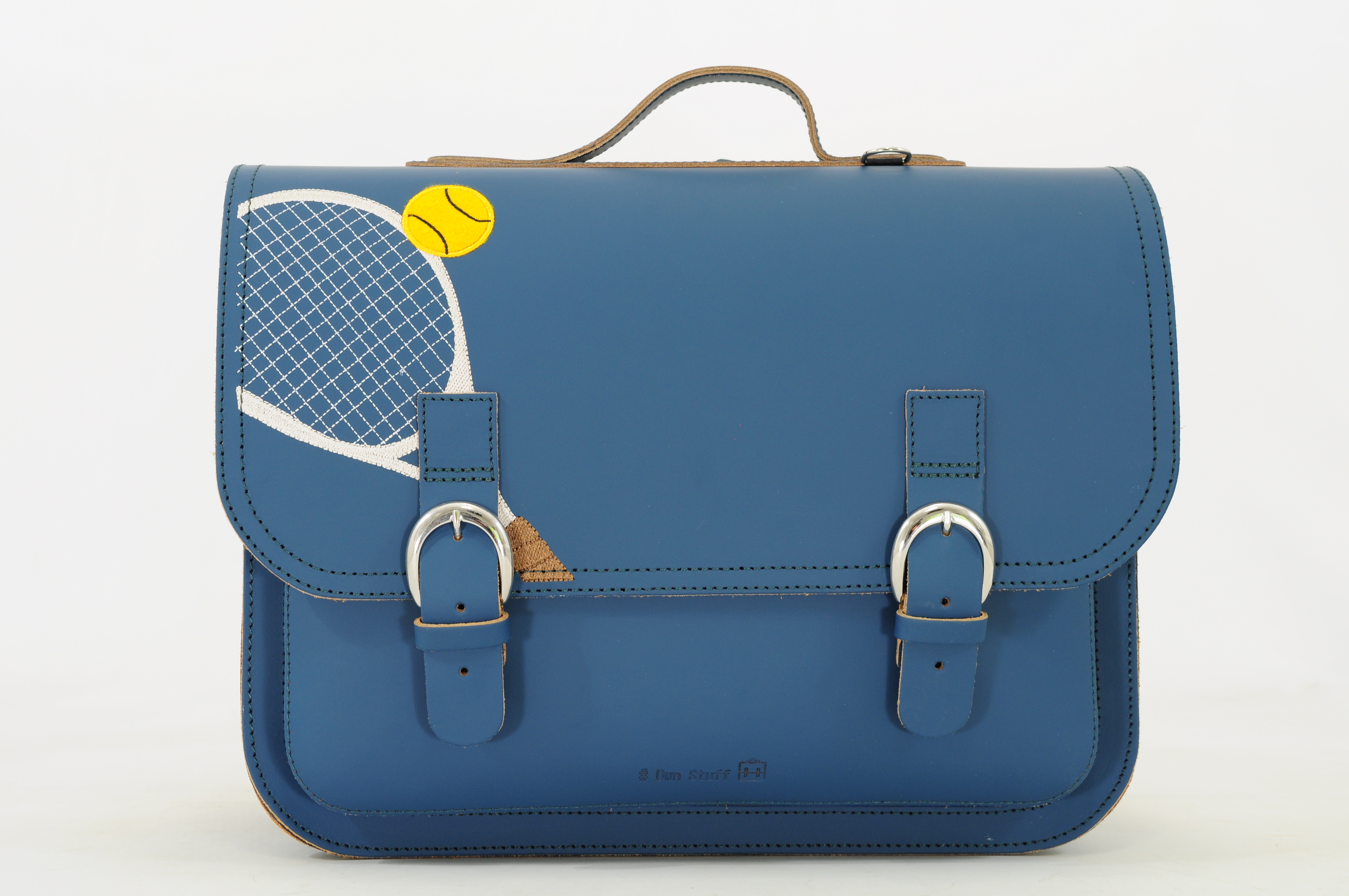 Own Stuff Boekentas Fantasy Tennis Petrol 38x17x28 cm