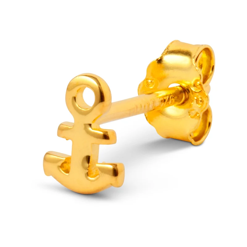 Lulu Copenhagen Oorring Anker Gold
