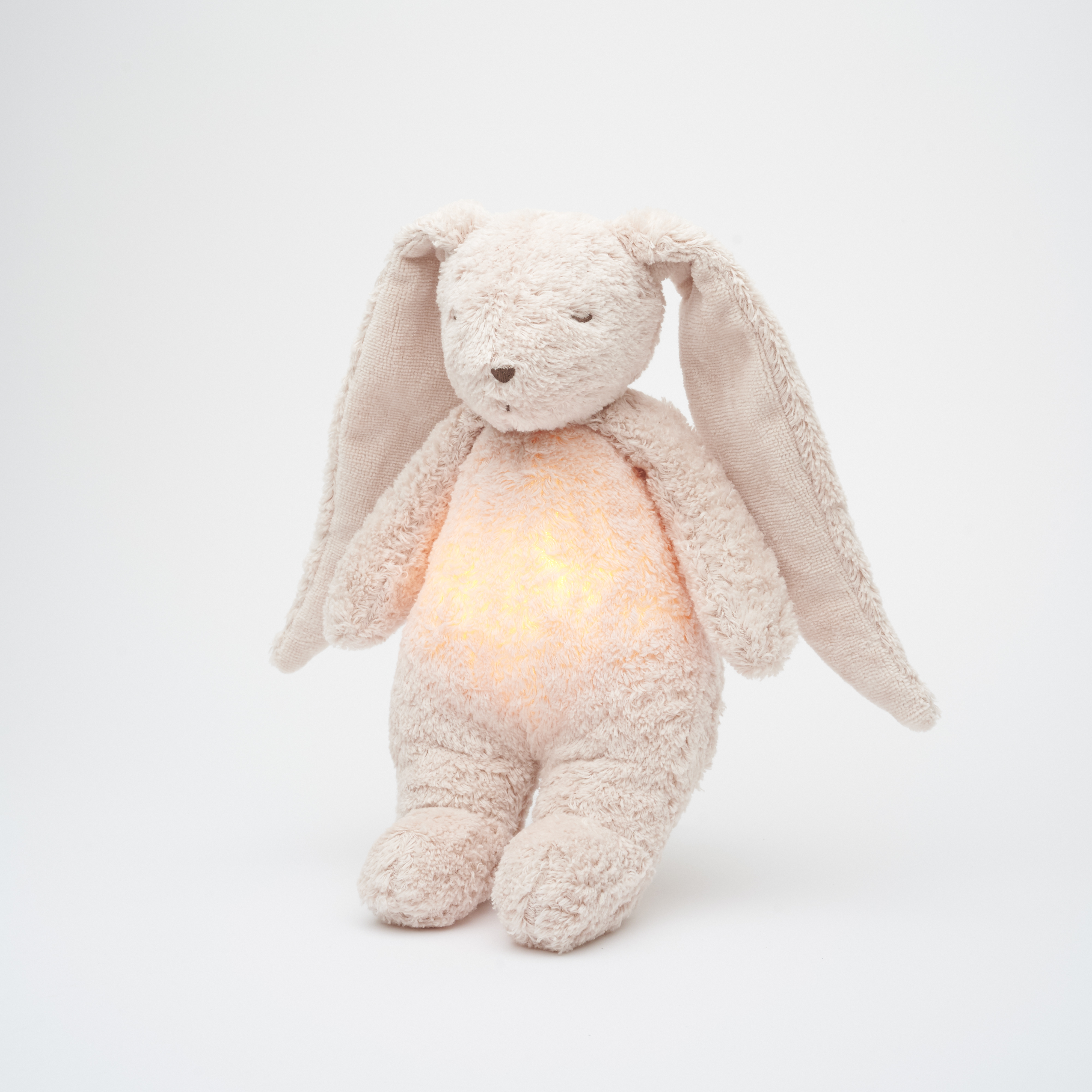 Moonie Knuffel The Humming Bunny 2.0 Rose Natur 28x15x10 cm