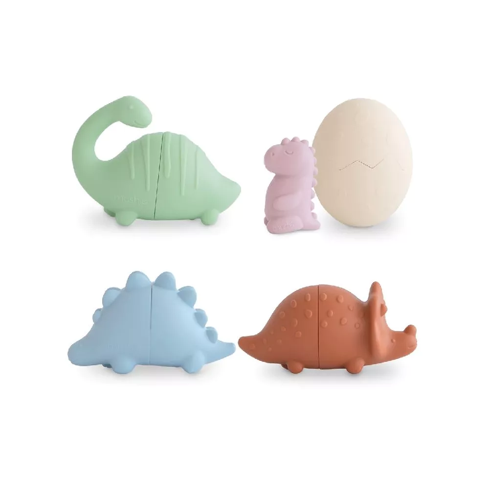 Mushie Badspeelgoed Dino's - 4 stuks