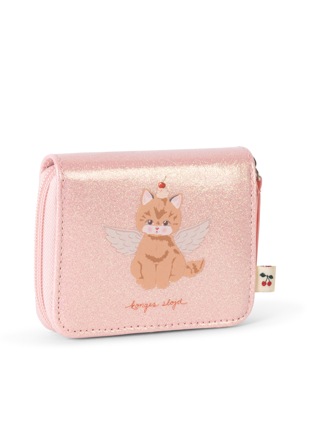 Konges Slojd Portemonnee Cat Cerise Glitter Pink