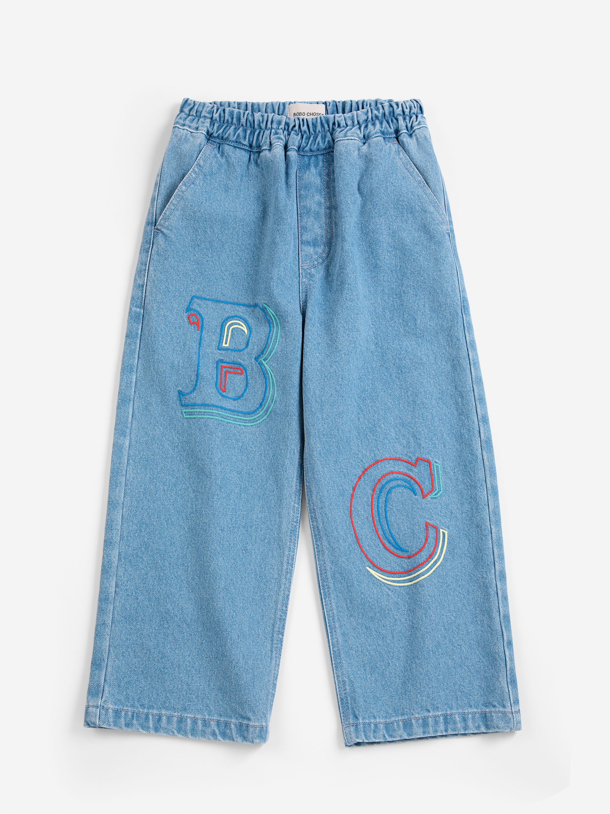Bobo Choses Kids Broek Denim Embossed