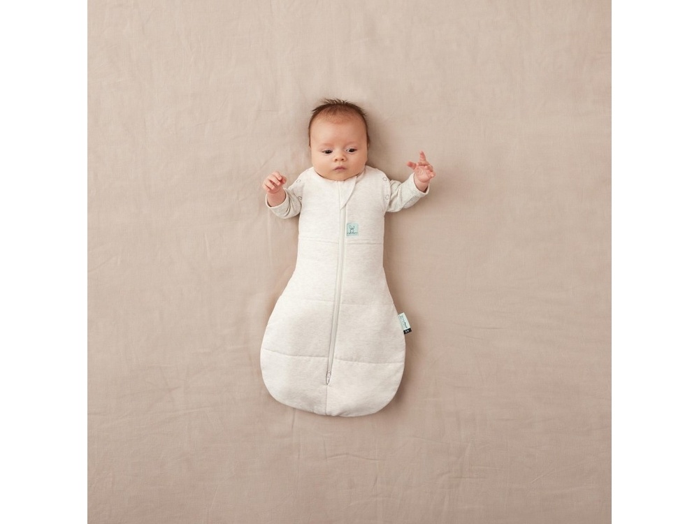 Ergopouch Inbakerslaapzak Cocoon Oatmeal Marle -Tog 2.5 - 0-3 maand