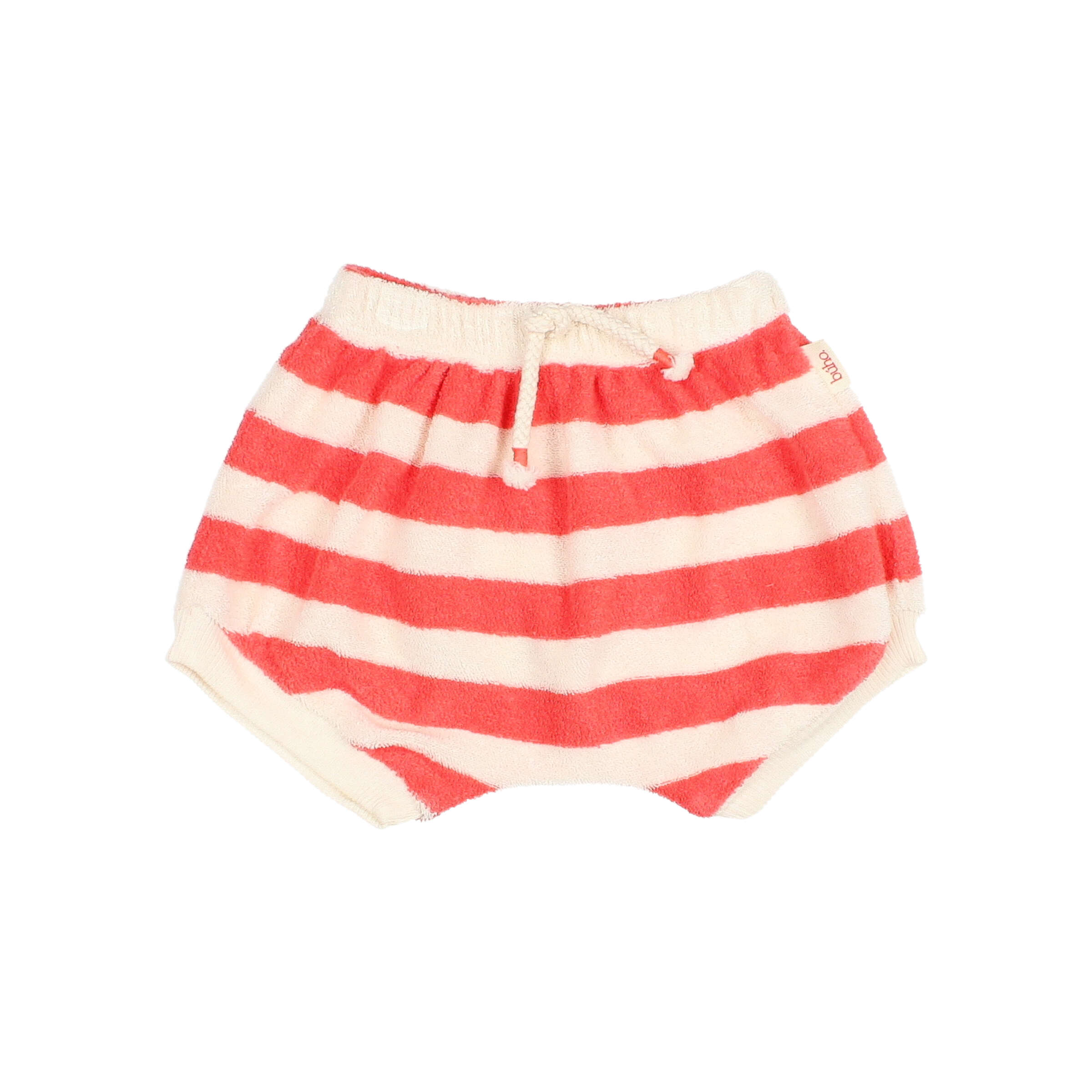 Buho Baby Short Terry Stripes Coral