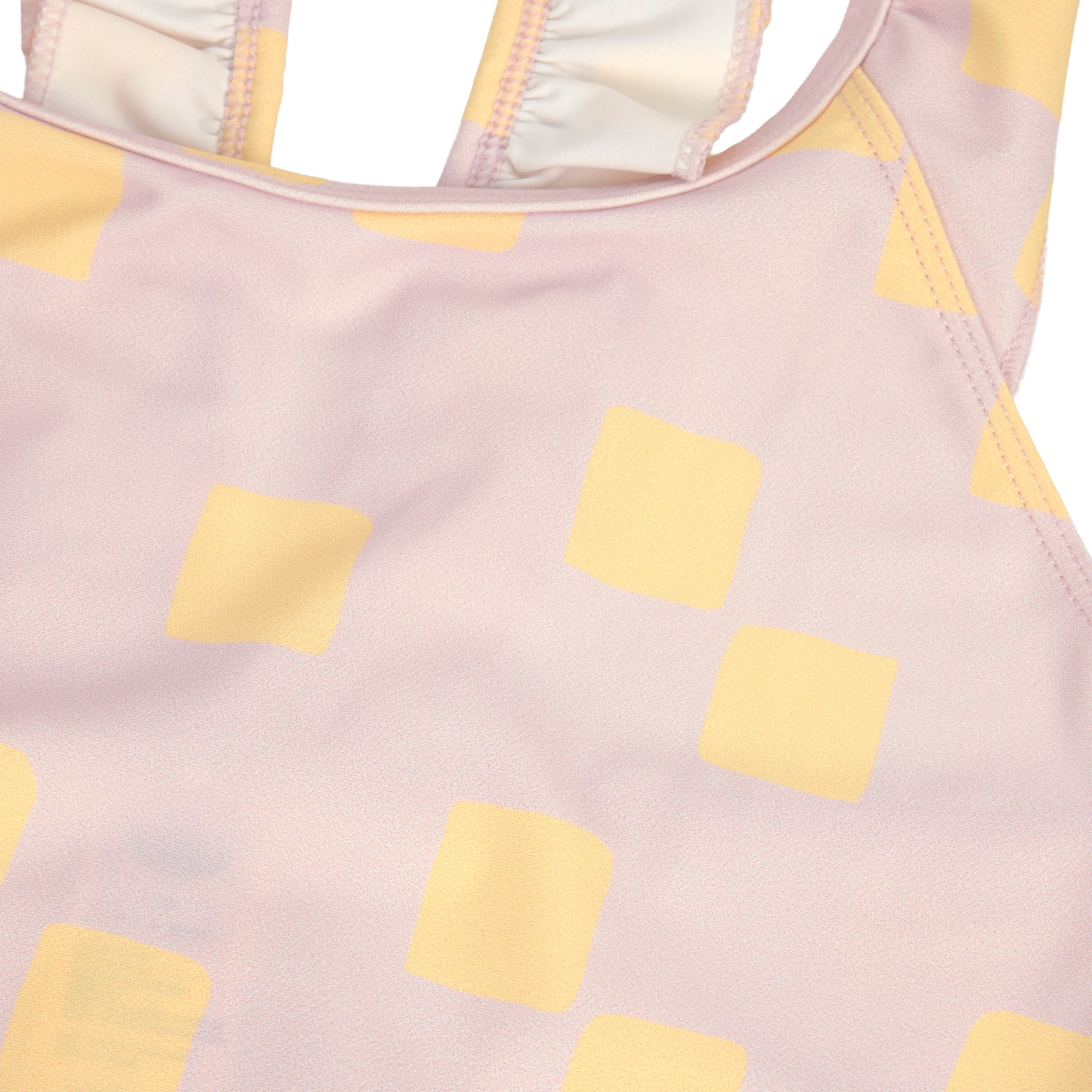 Lässig Badpak Checkerboard Pale Pink-Yellow - 6 jaar