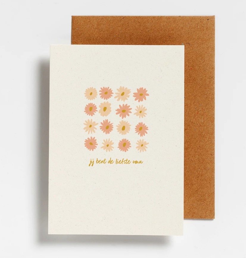 Hello August Wenskaart Jij Bent De Liefste Oma