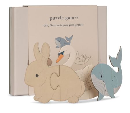 Konges Slojd Puzzle 3St Beige