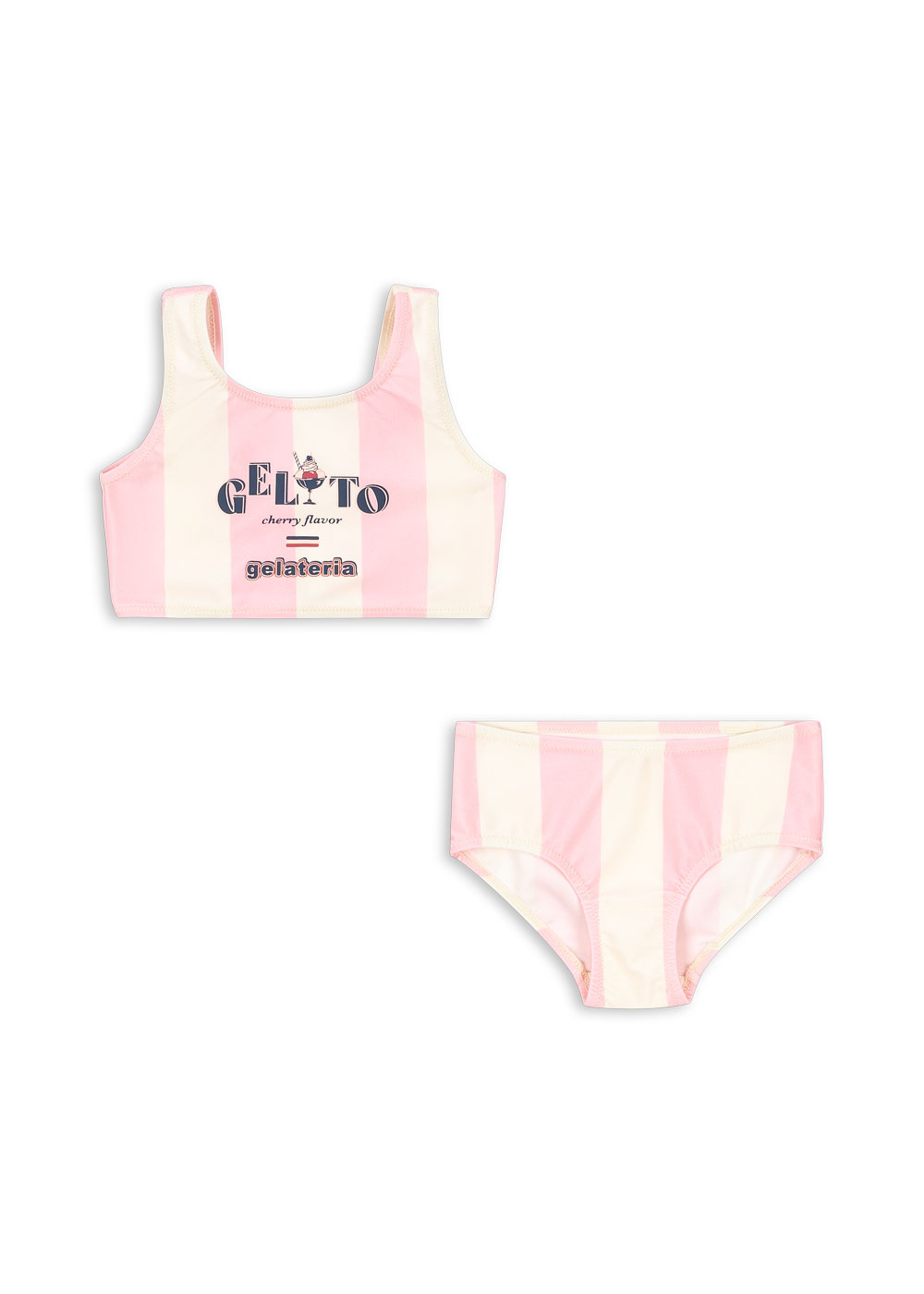 Konges Slojd Kids Bikini Pomia Candy Rose Gestreept