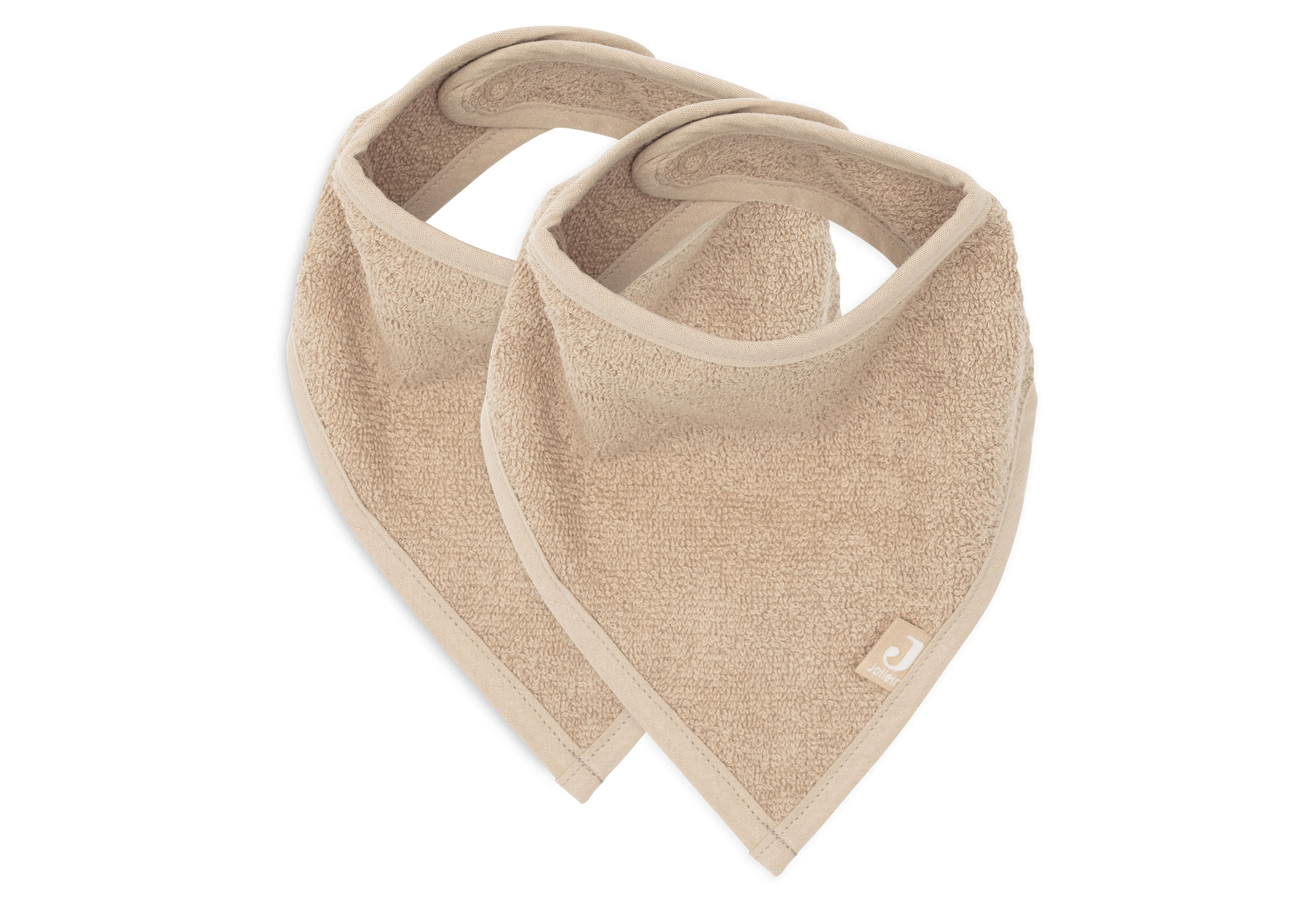 Jollein Slab Bandana Biscuit - 2 stuks