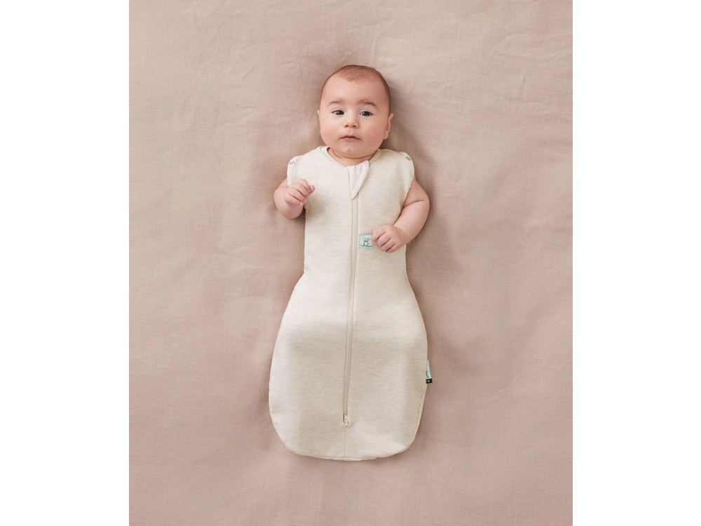 Ergopouch Inbakerslaapzak Cocoon Oatmeal Marle -Tog 0.2 - 3-6 maand