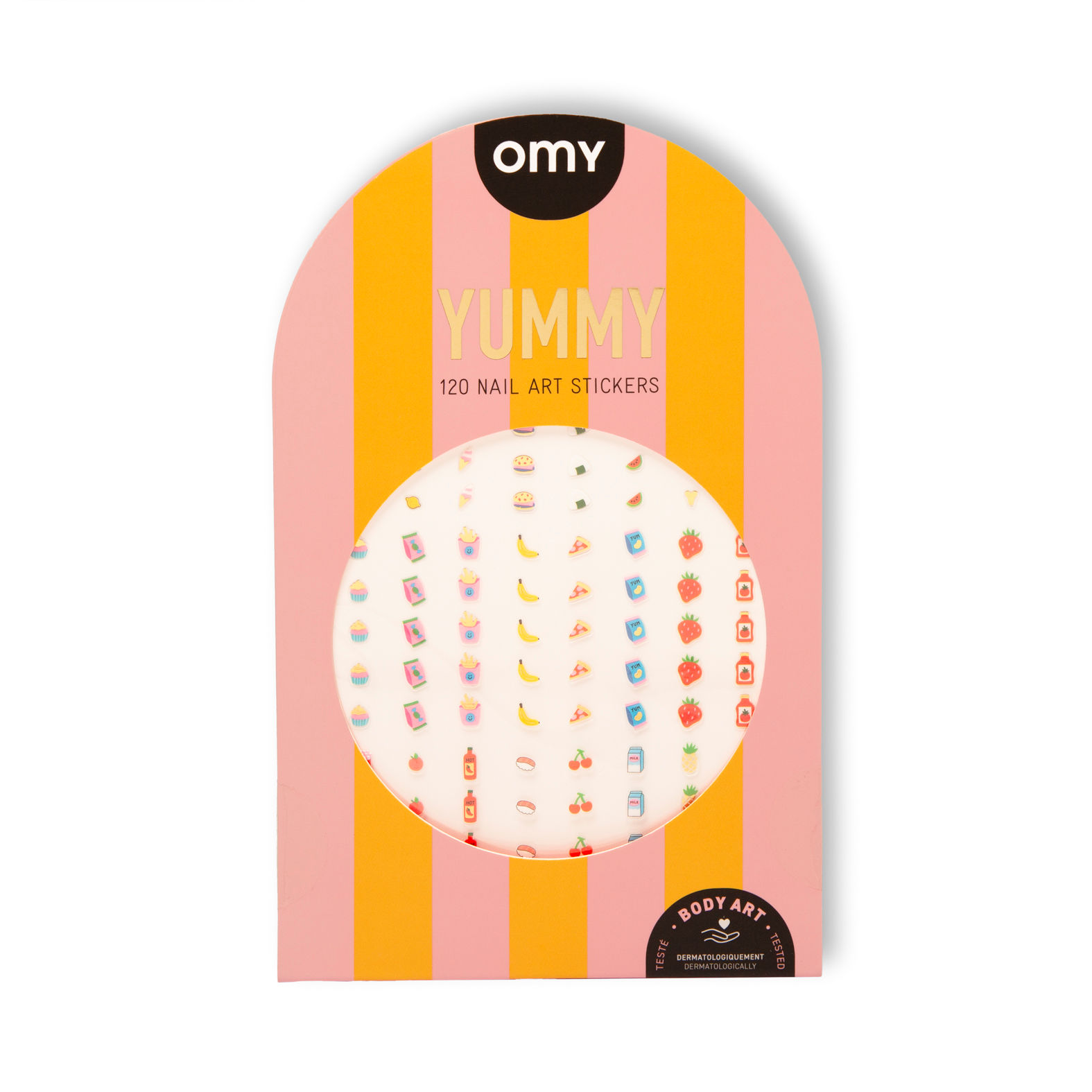 Omy Nagelstickers Yummi 120 stuks assorti - Body Art
