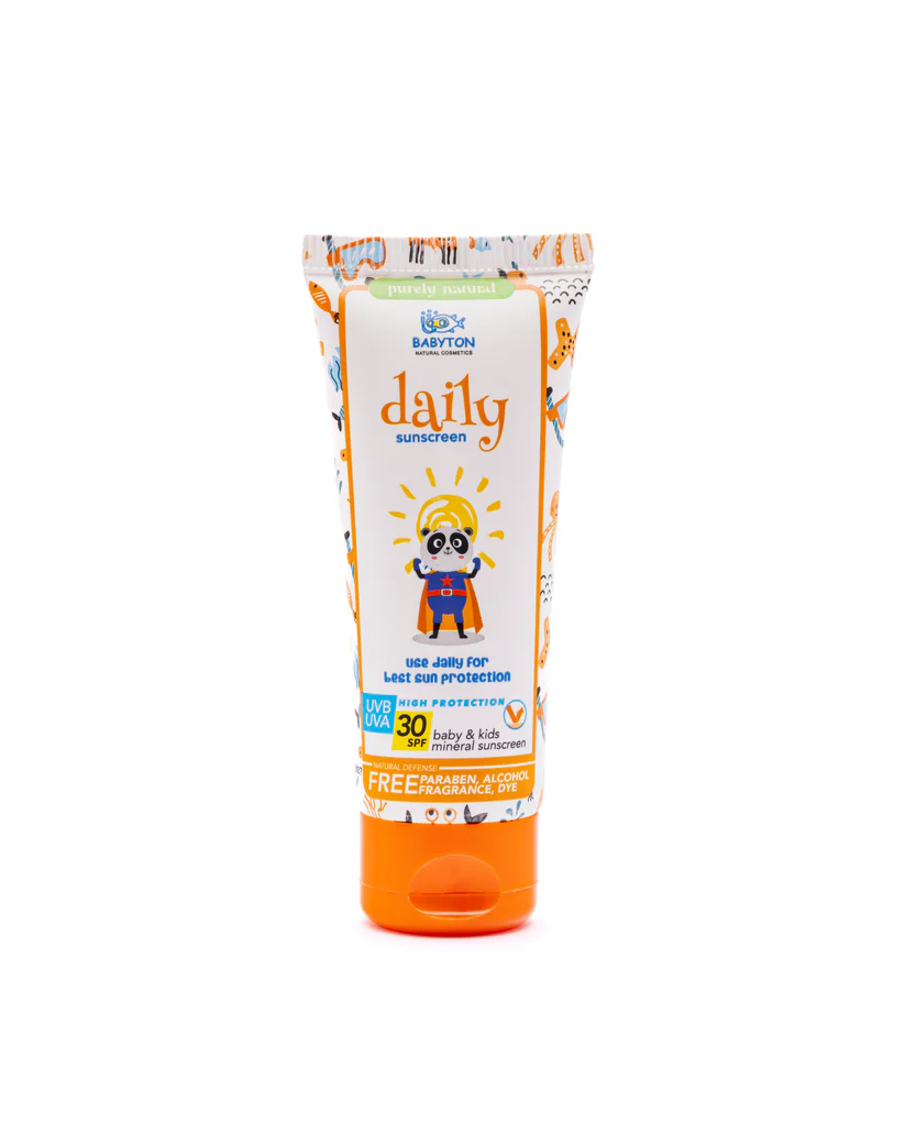 Babyton Zonnecrème Tube Natuurlijk-Mineraal SPF30 - 50 ml