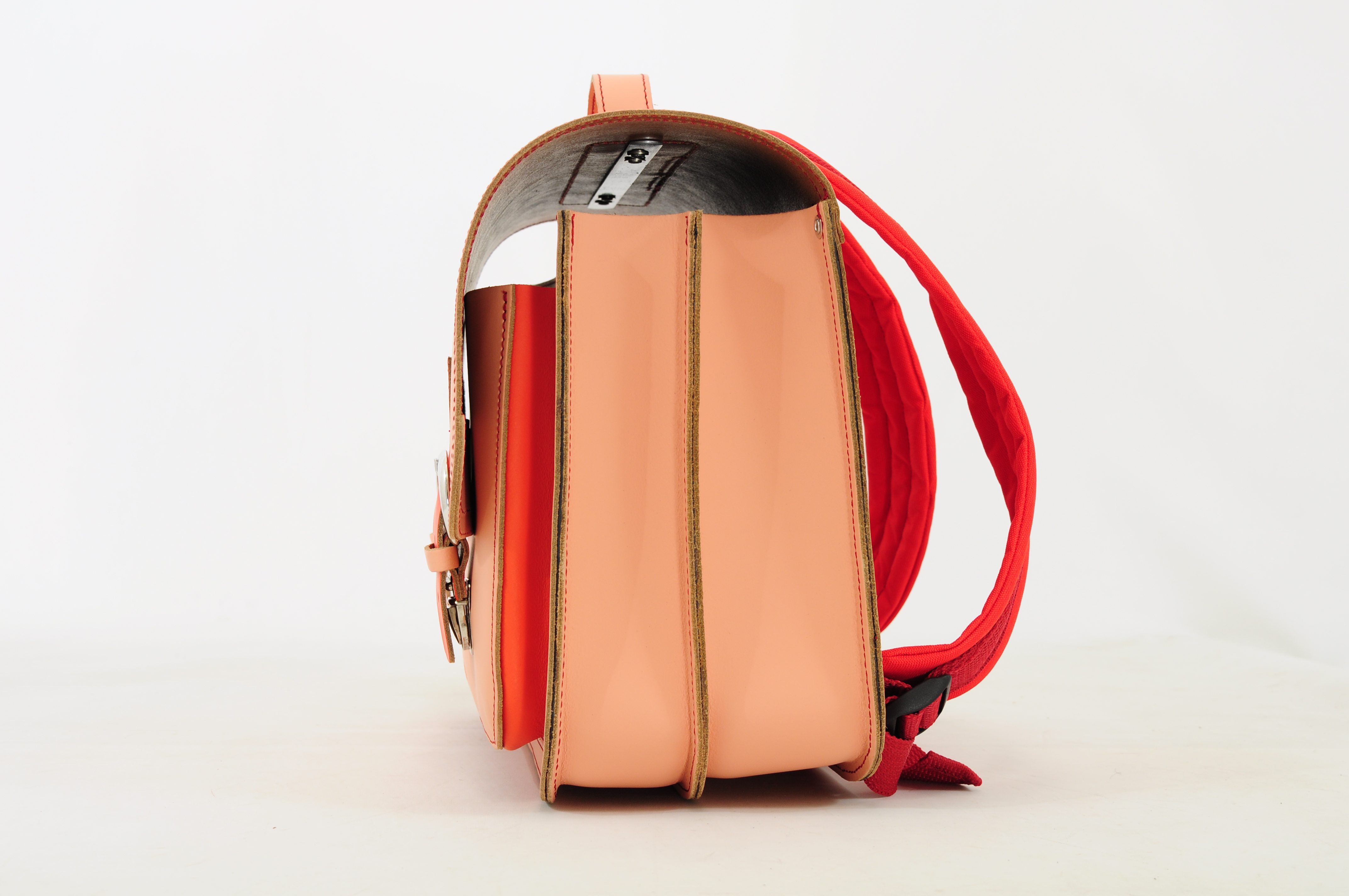 Own Stuff Boekentas Classic Bi Color Peach - Strawberry 38x17x28 cm
