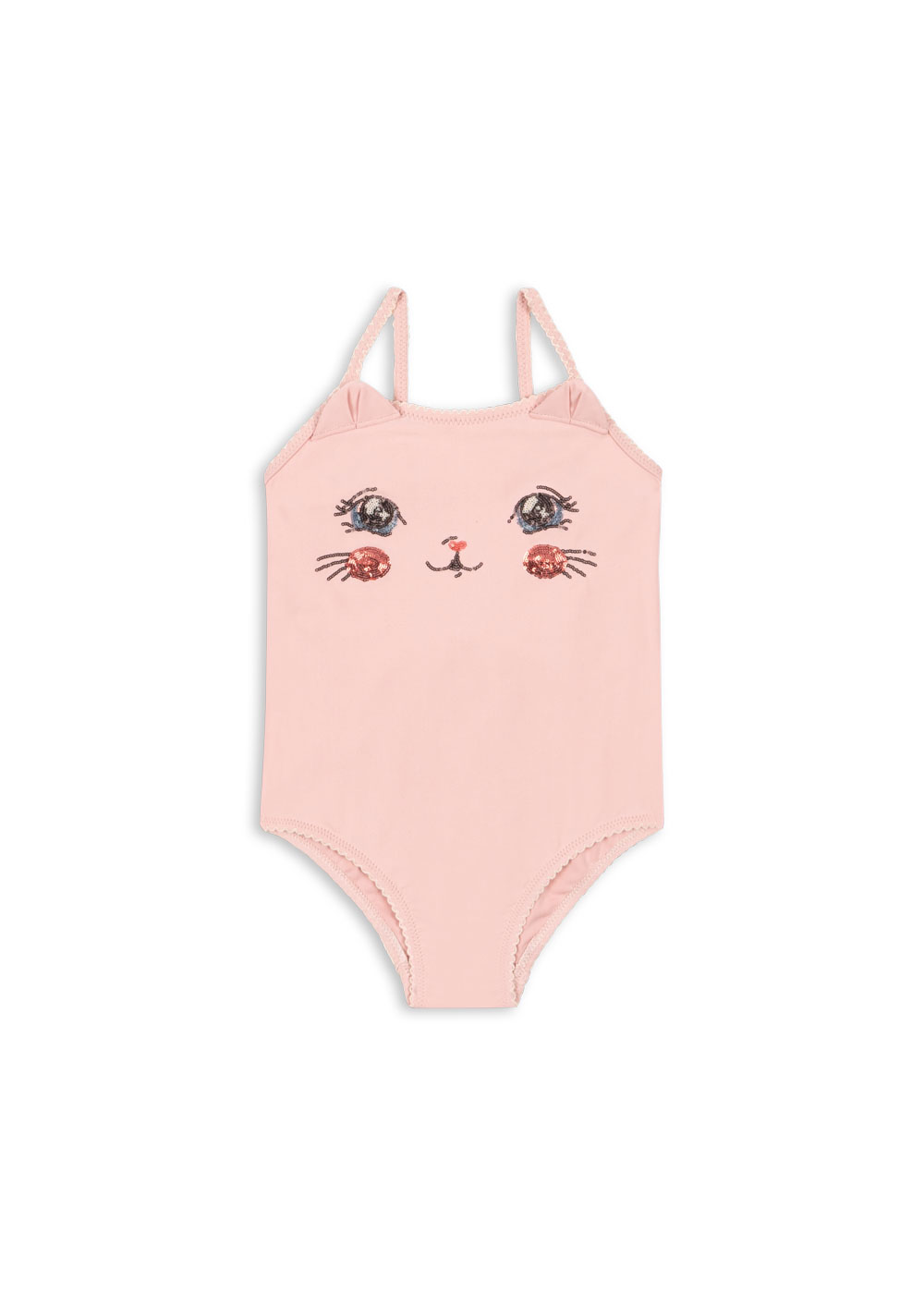 Konges Slojd Kids Badpak Kitty Powder Pink