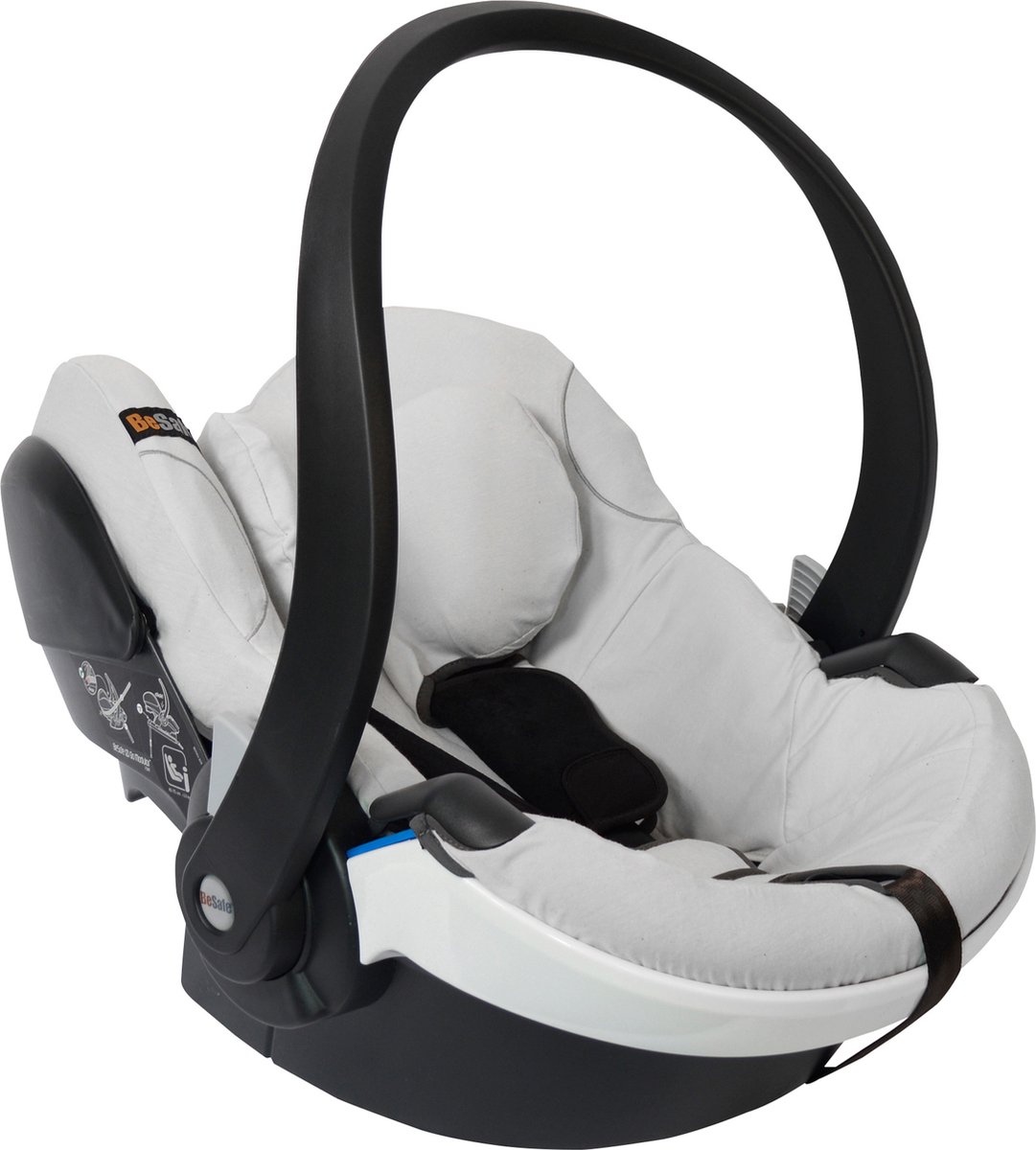 Besafe Hoes voor Autostoel Modular X1-X2 Glacier Grey