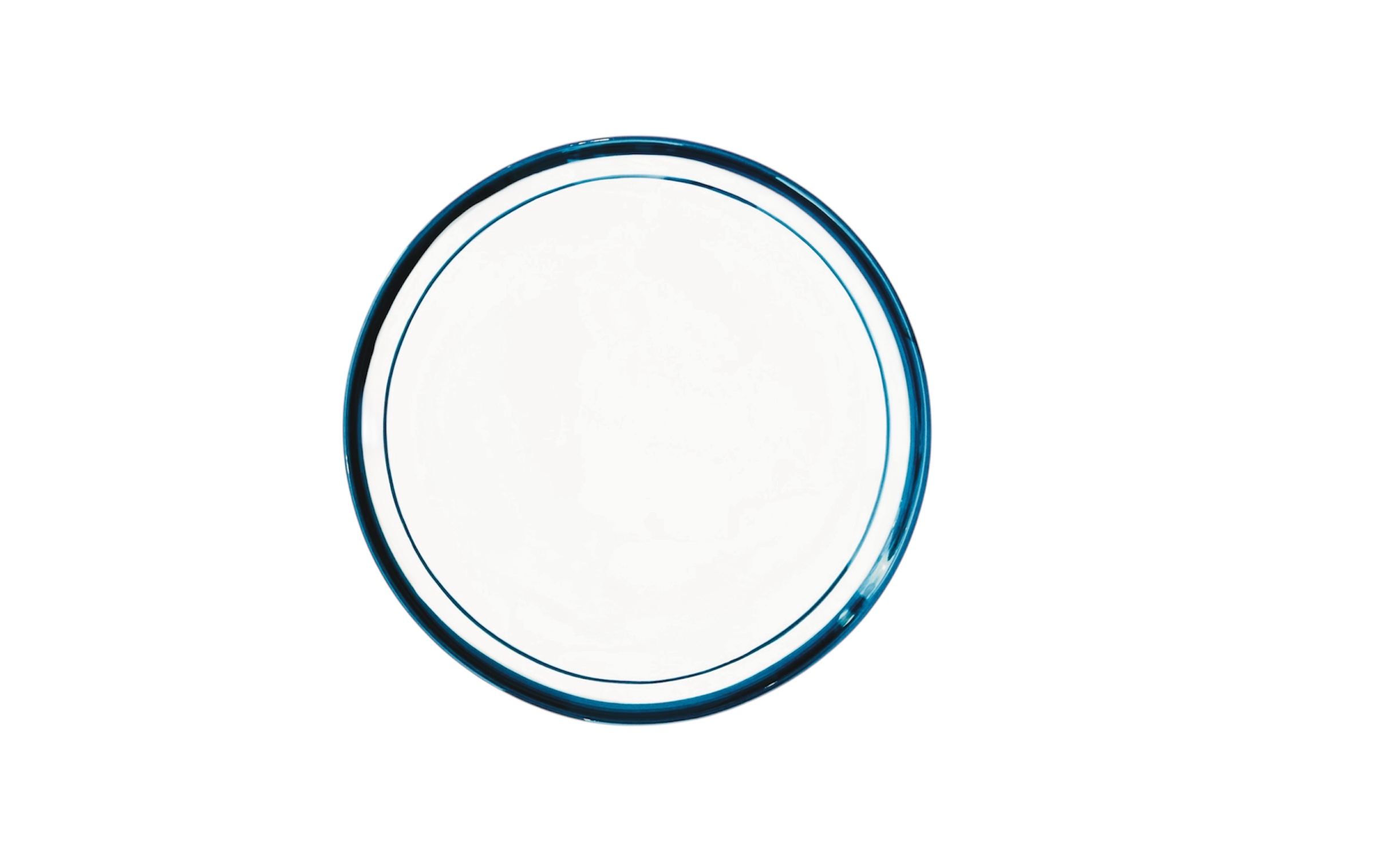 Val Pottery Bord Chef's Creation 2L 28x3 cm - Blue - Handgemaakt Keramiek