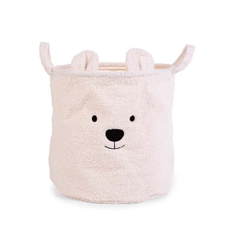 Childhome Linnenmand Teddy Ecru 40x40x40 cm