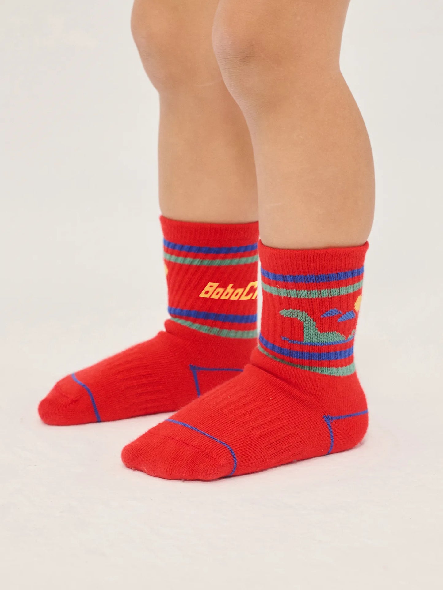 Bobo Choses Baby Sokken Kort Lake Monster - maat 17-19