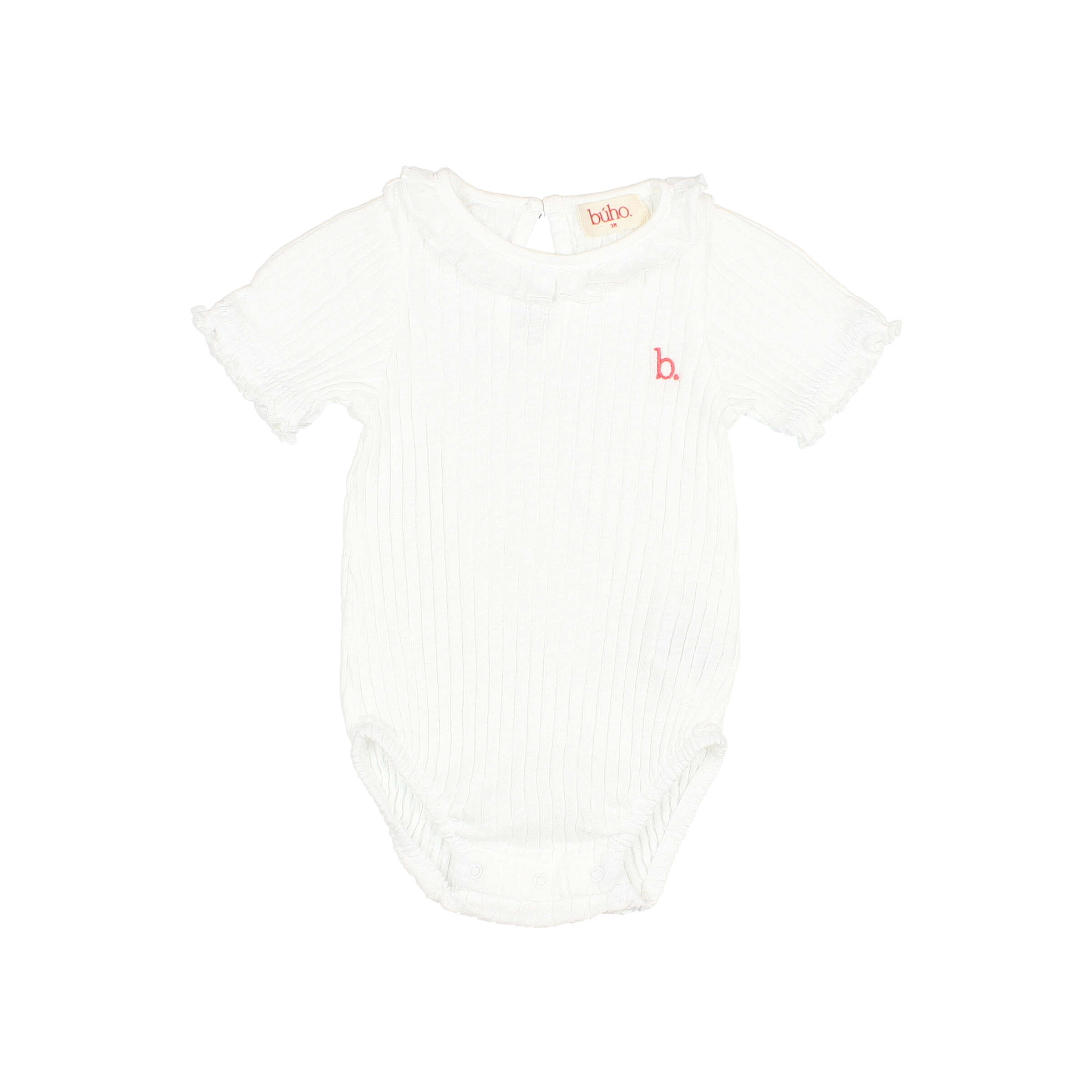 Buho Baby Body Rib White