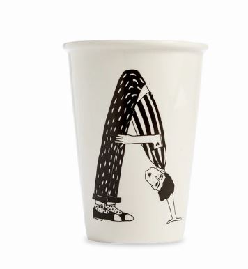 Helen B Beker XL A 320ml - Porselein - 9x12 cm