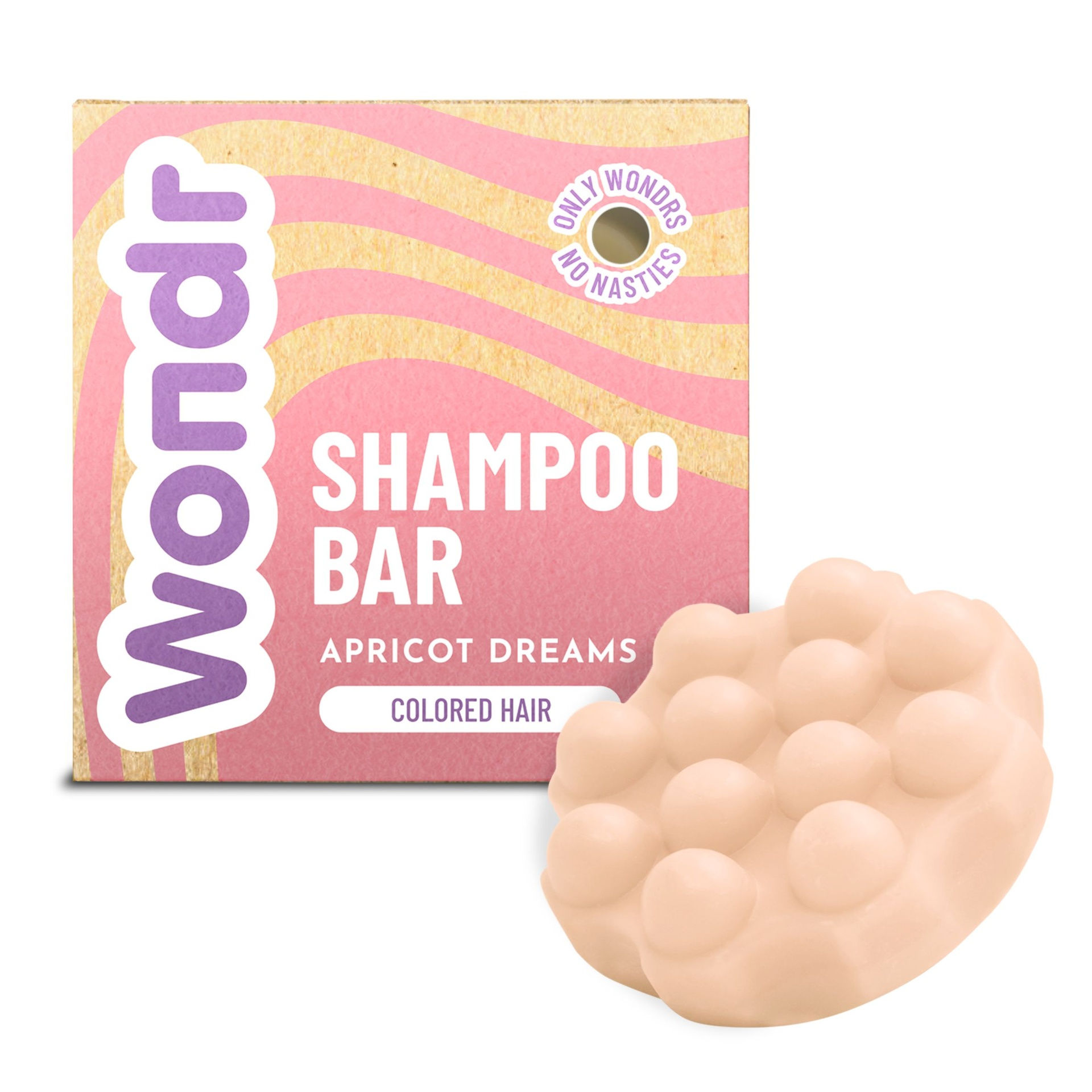 WONDR Shampoo Bar Apricot Dreams - Gekleurd Haar