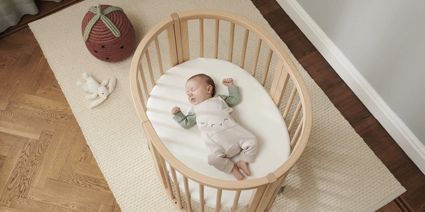 Stokke Hoeslaken Sleepi Mini Fans Grey 90x109 cm