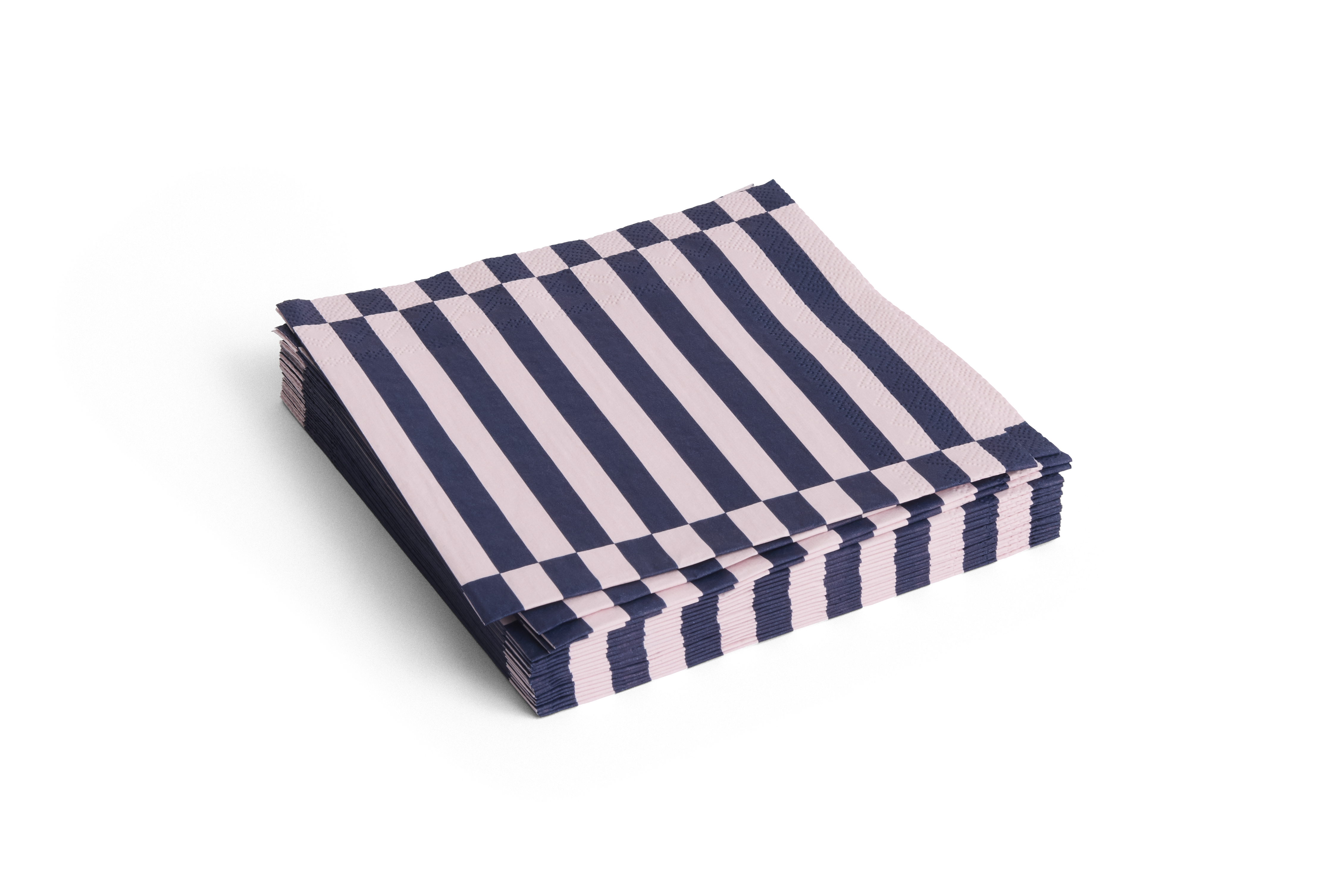 HAY Lunchservetten Roze-Blauw Gestreept 33x33 cm - 20 stuks