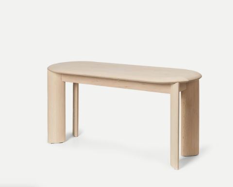Ferm Living Bank White Oiled Beech