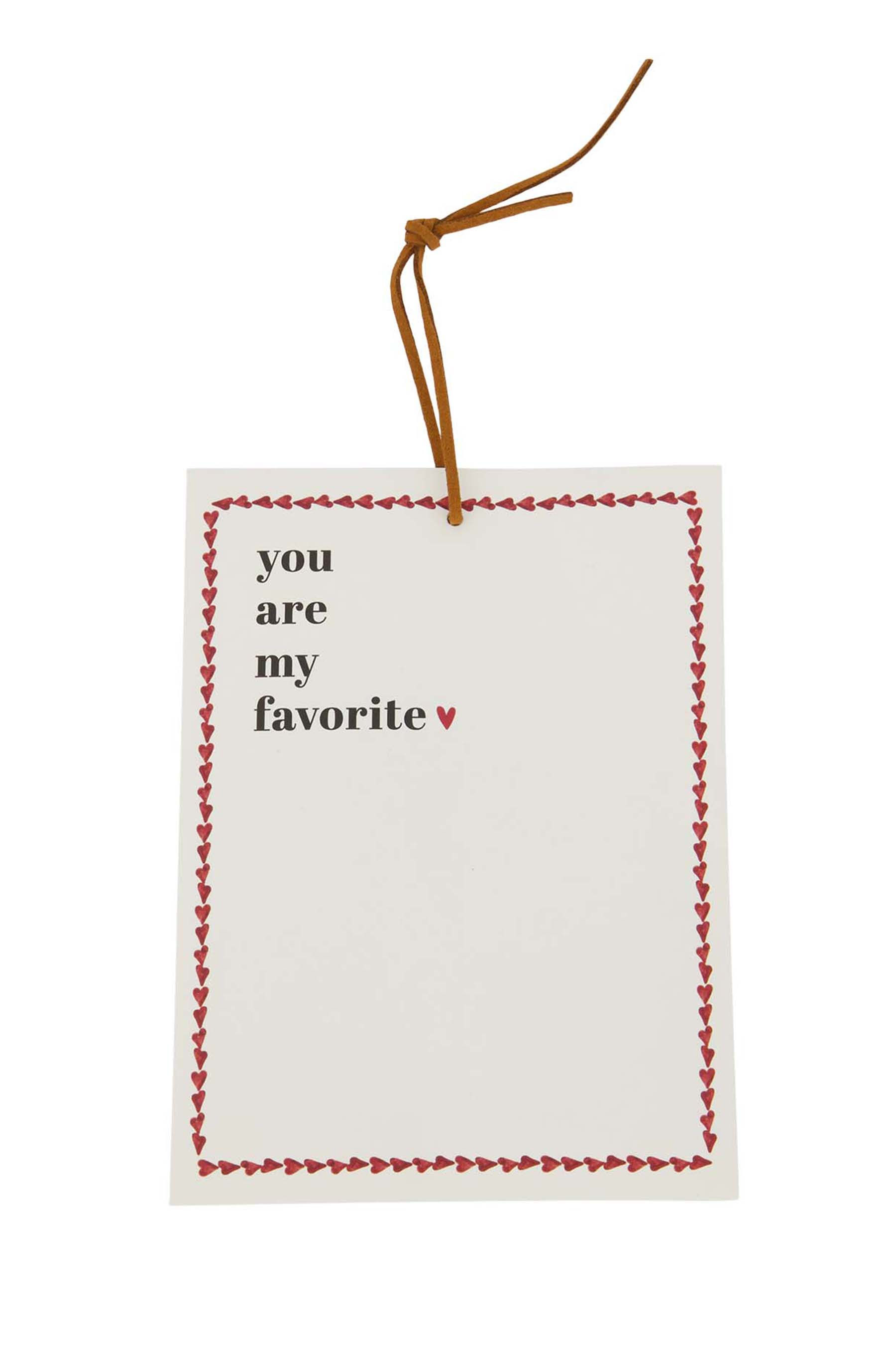 Zusss Geurzakje Favorite Wit-Rood 12x16 cm