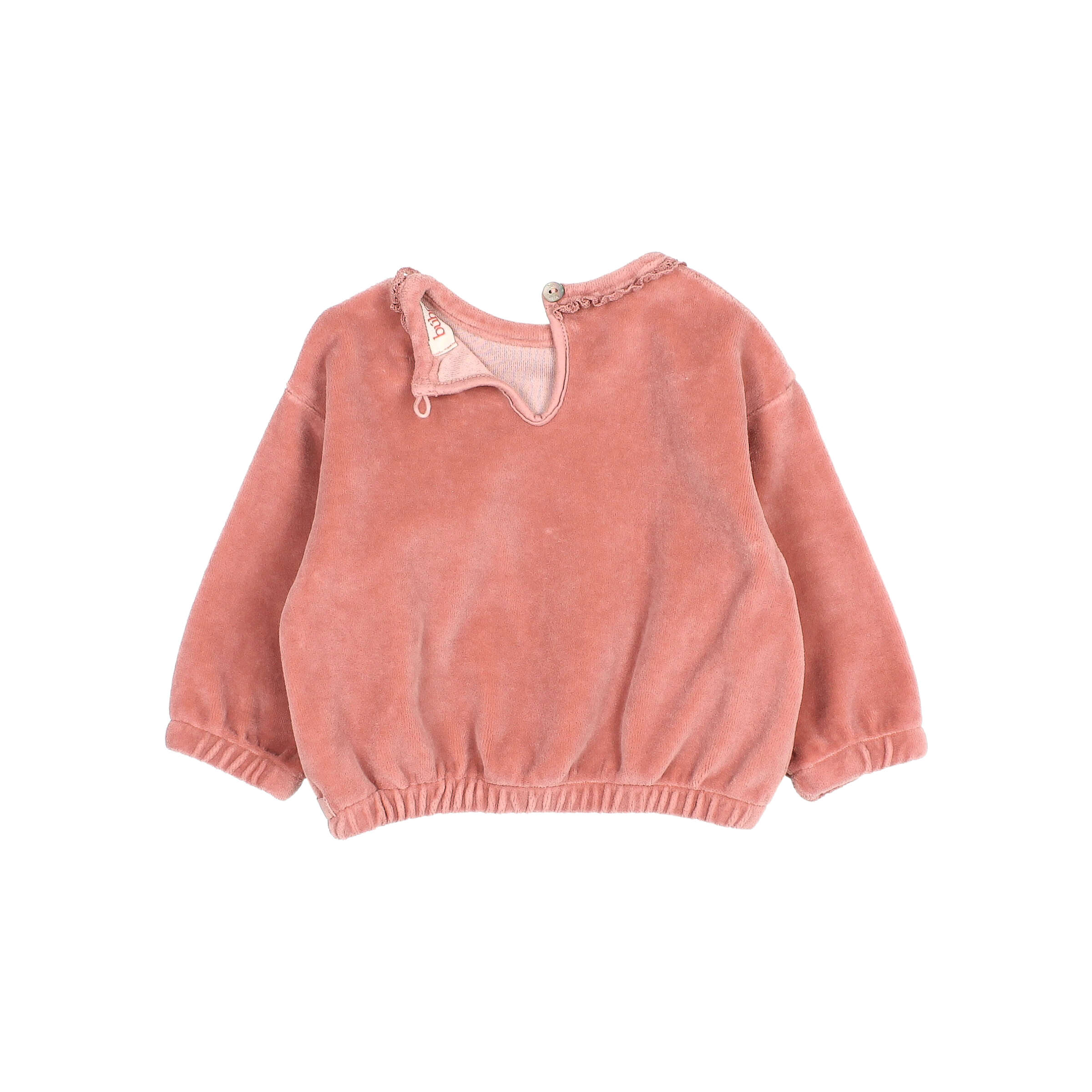 Buho Baby Sweater Velvet Peony