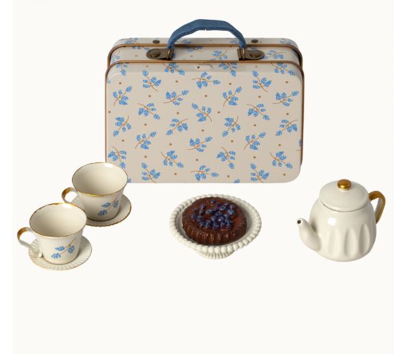 Maileg Set Koffie Muis Blauwe Madeleine