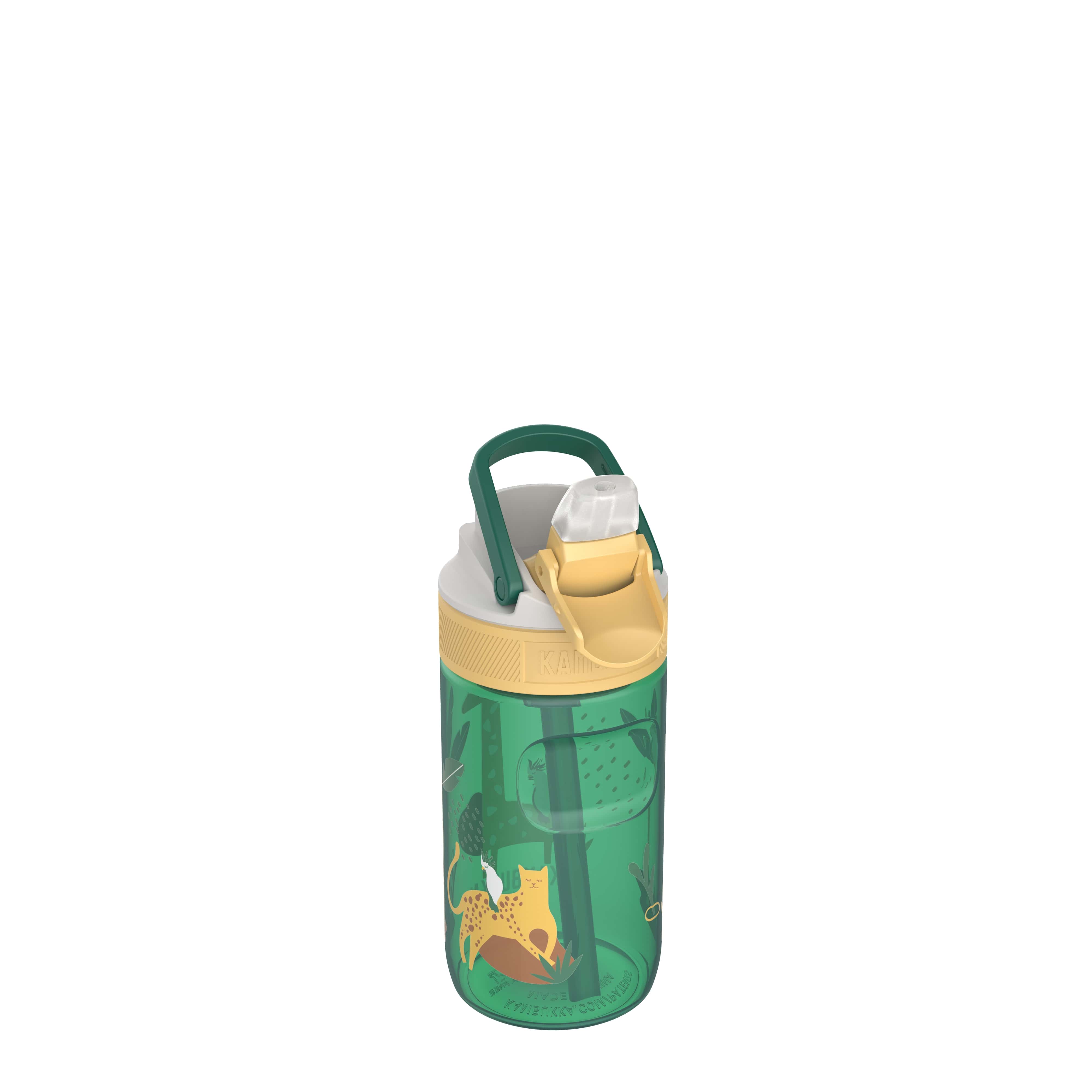 Kambukka Drinkfles Lagoon 400ml Safari Jungle - met Rietje in Deksel - 50% Recycled PET