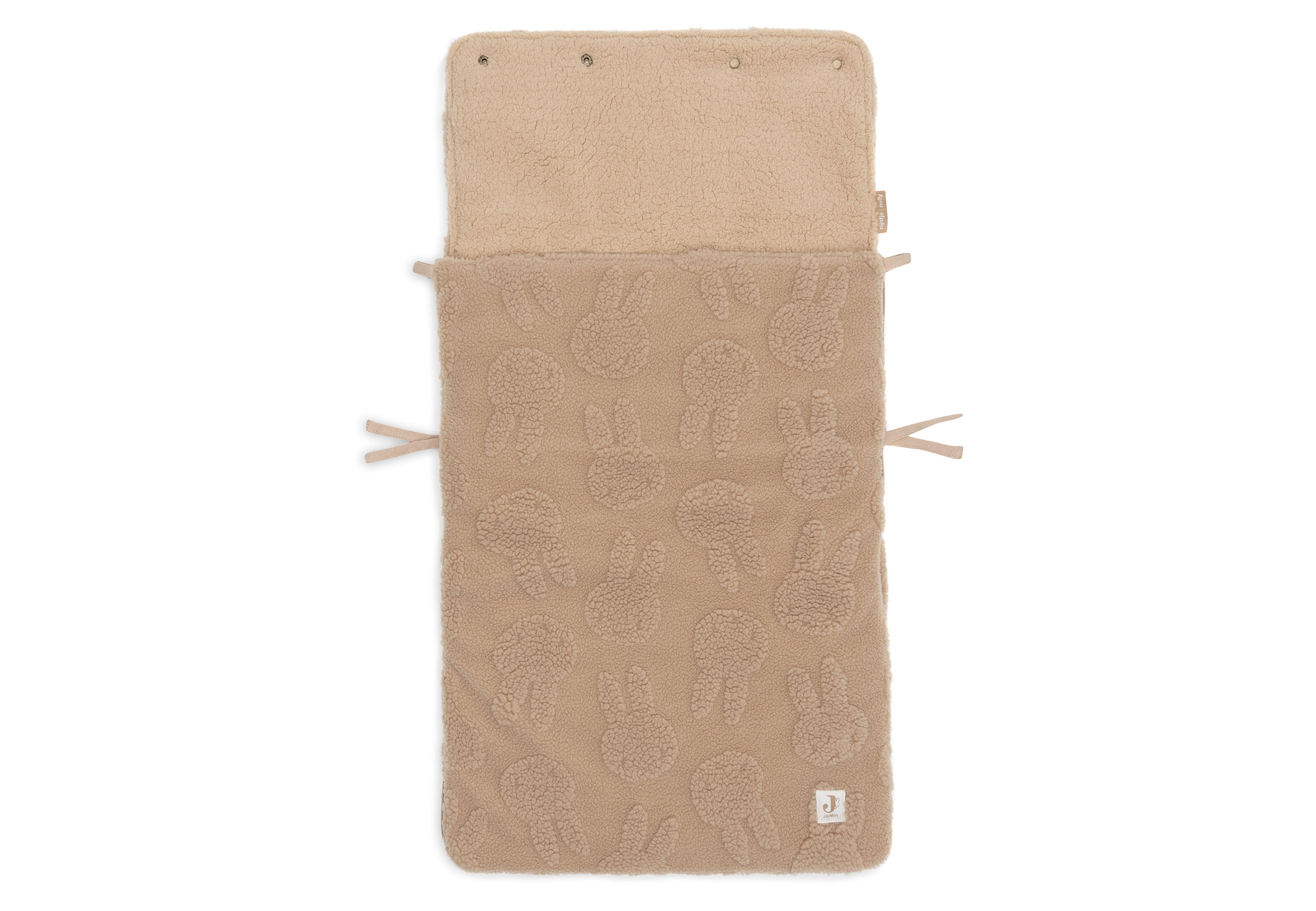 Jollein Voetenzak Groep 0+ 3-5 Punts Gordel Miffy Jacquard Teddy Biscuit