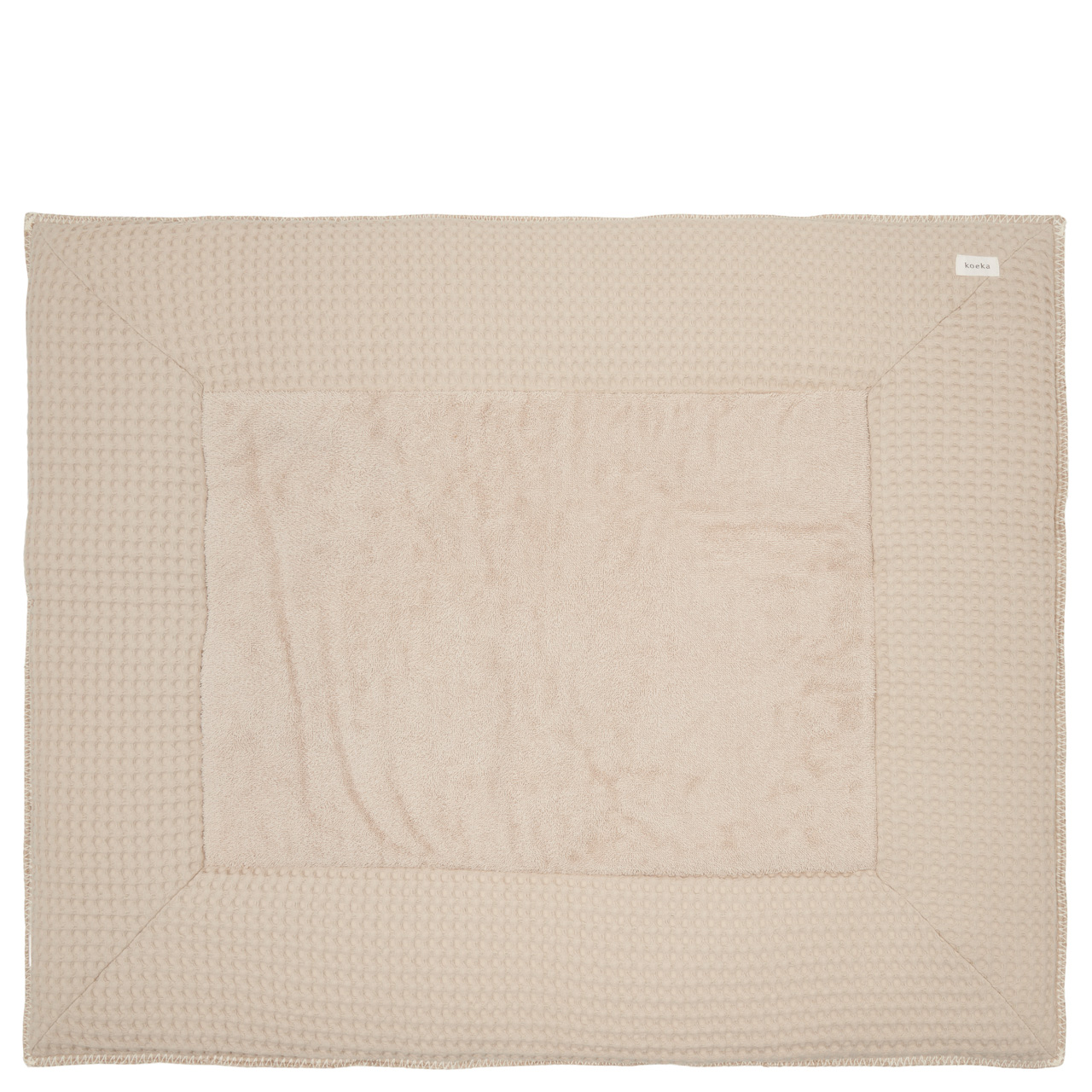 Koeka Parkligger Amsterdam Wafel Caffe-Sand 75x95 cm