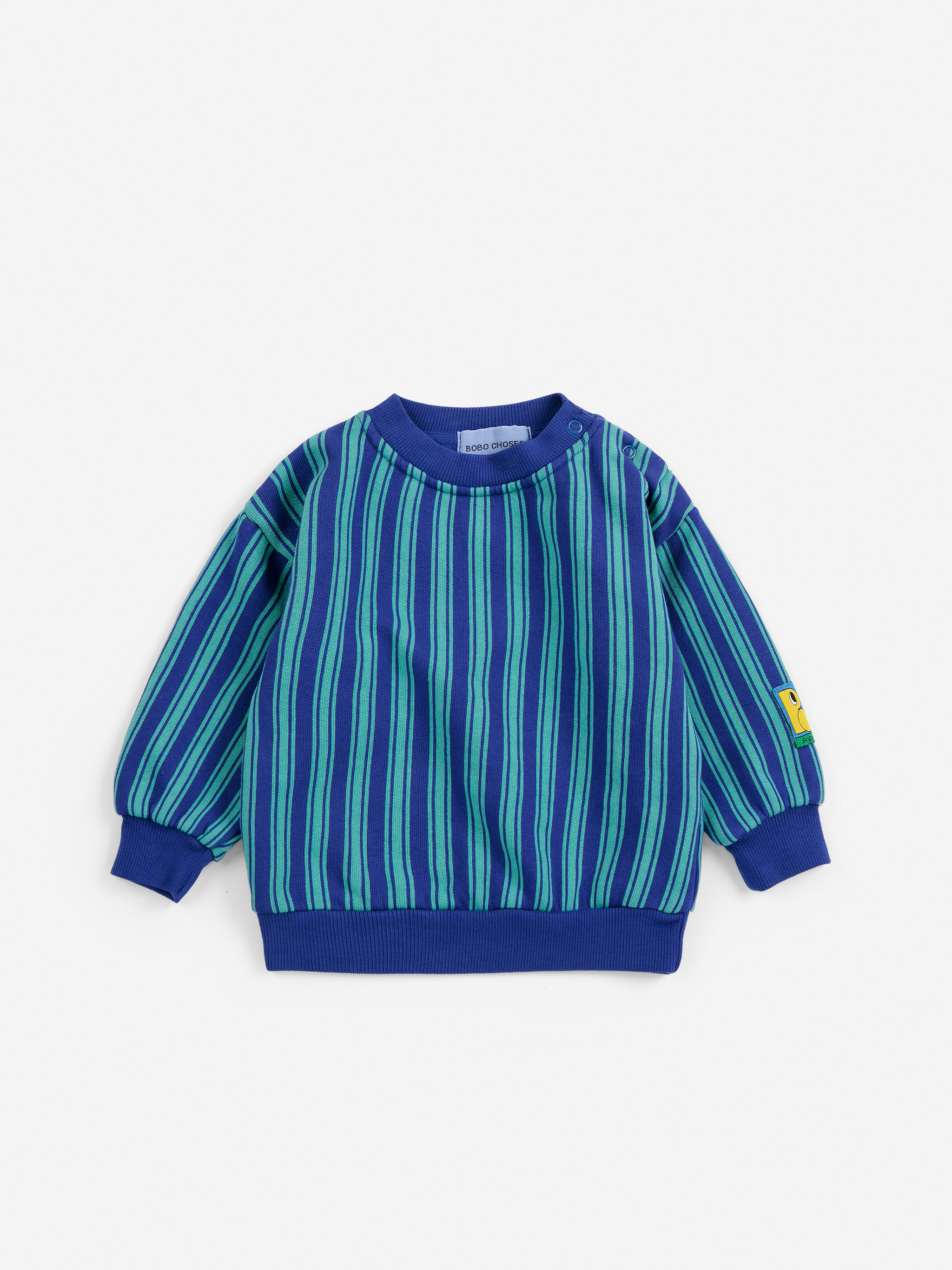 Bobo Choses Baby Sweater Tag Gestreept