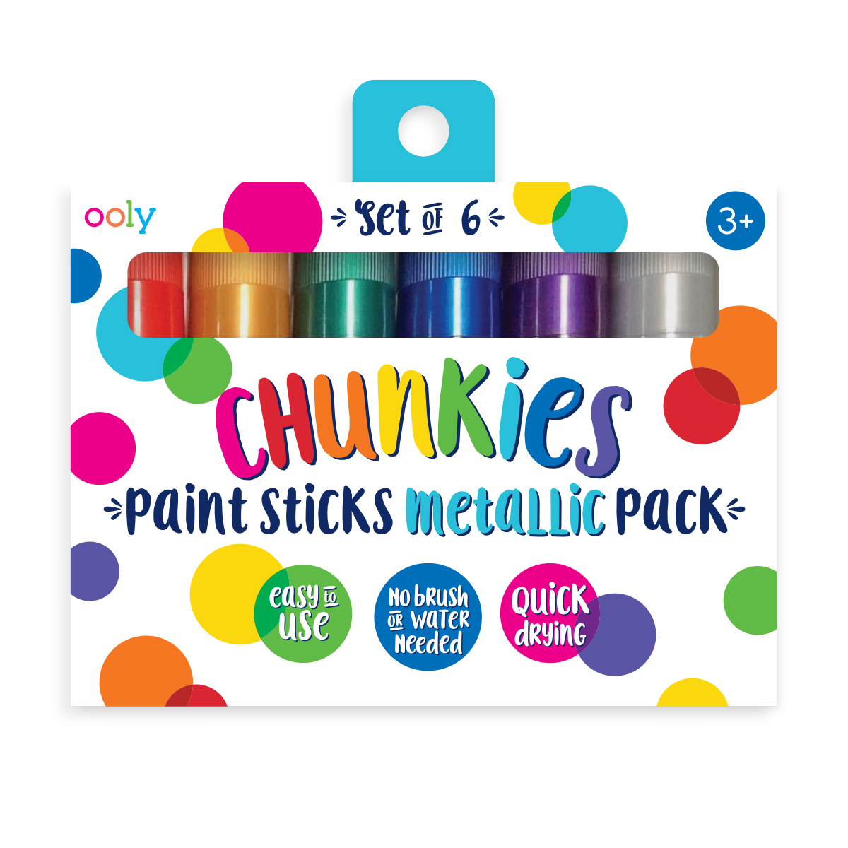 Ooly Chunkies Paint Sticks - Metallic