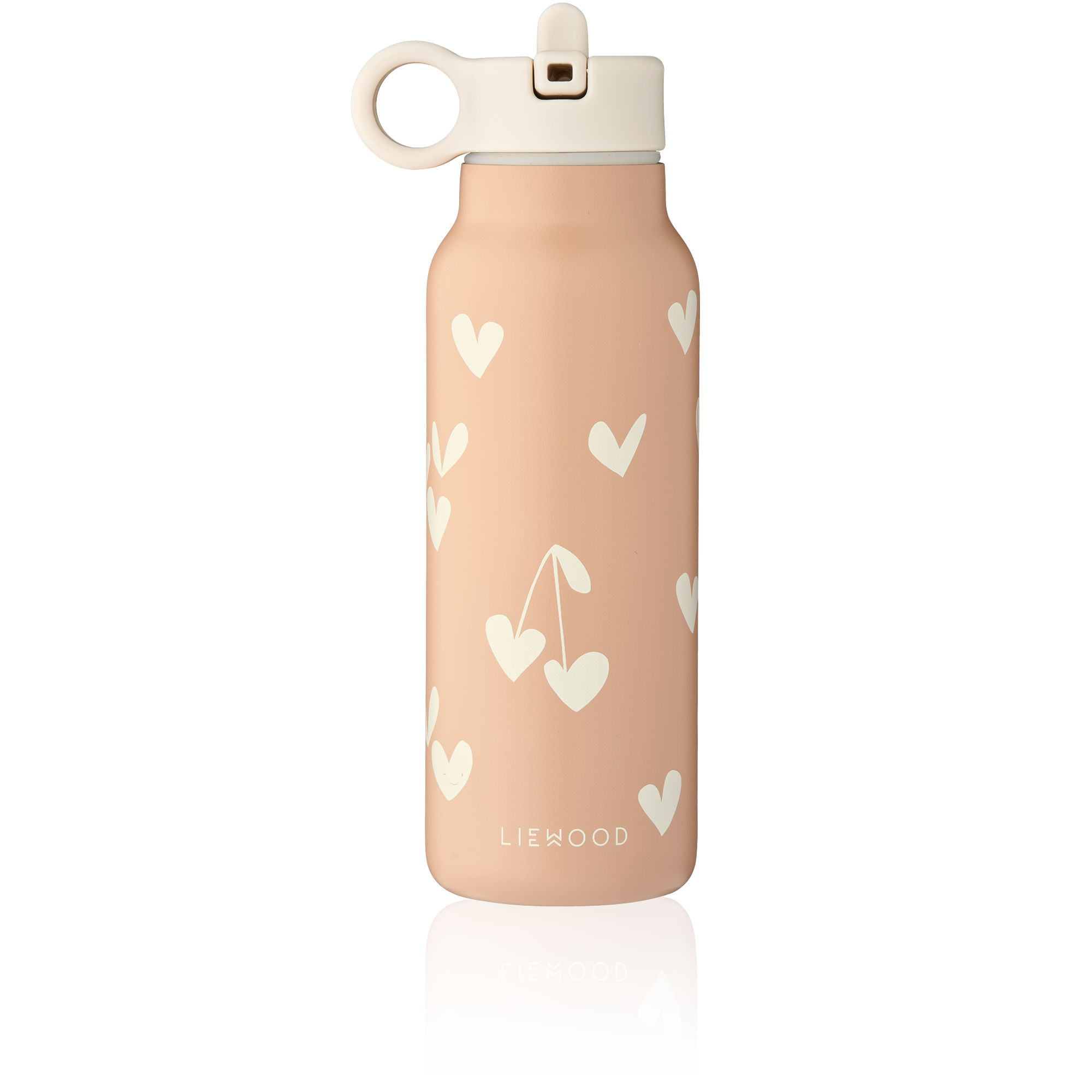 Liewood Drinkfles Falk Sweathearts-Pale Tuscany 350 ml