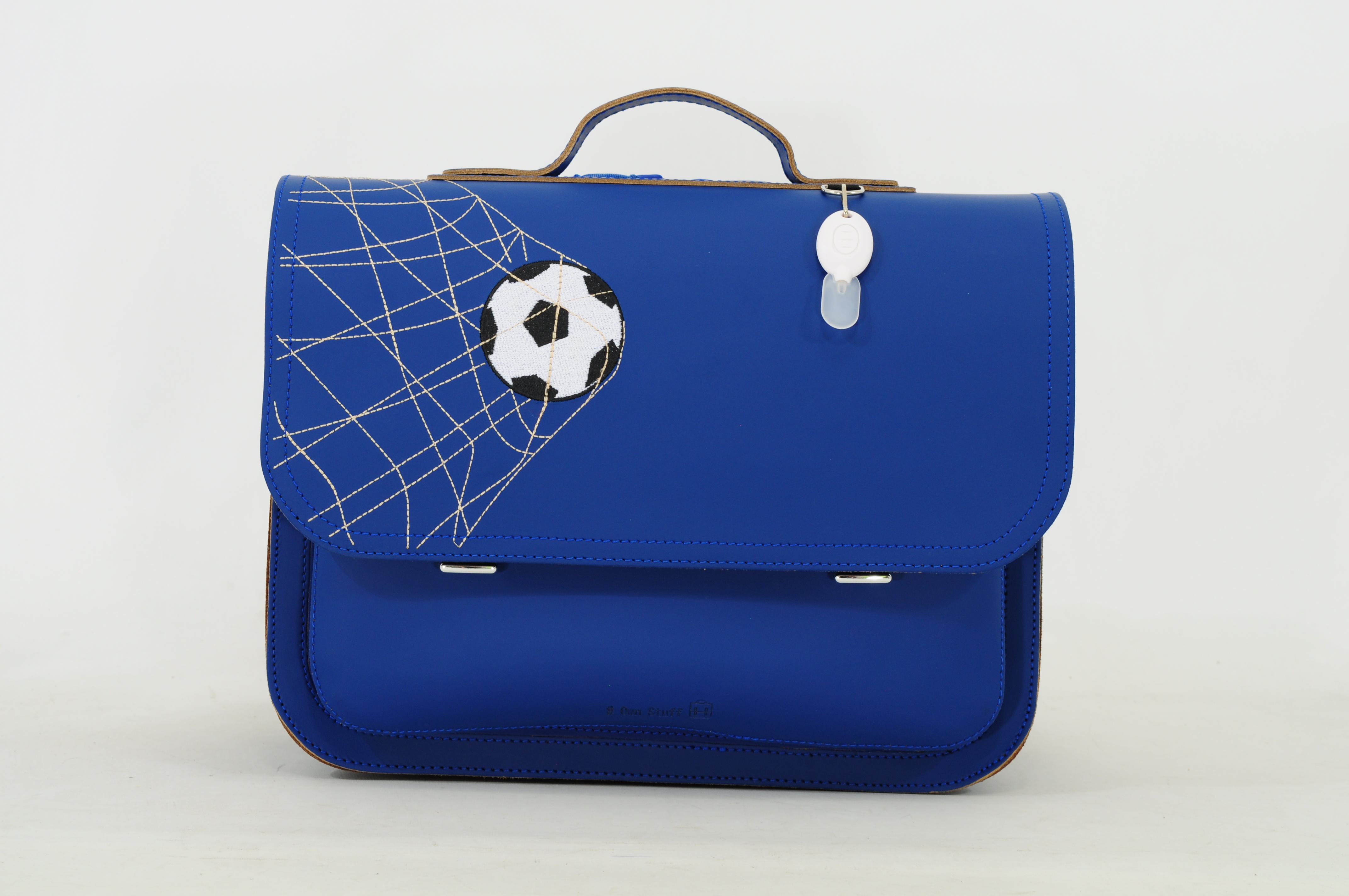 Own Stuff Boekentas met 2 Magneetsloten Football Cobalt 38x17x28 cm